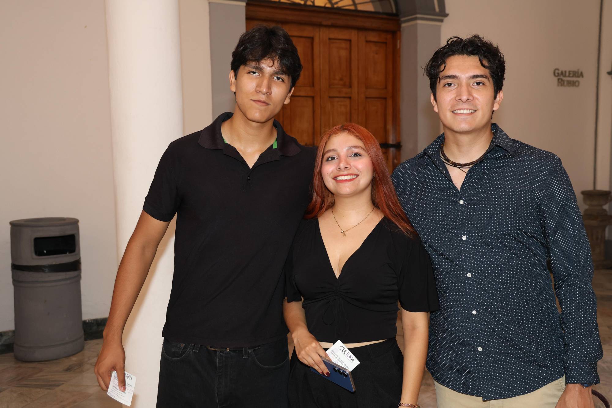 $!Santiago Cárdenas, Johana Rodríguez y Luis Cárdenas.