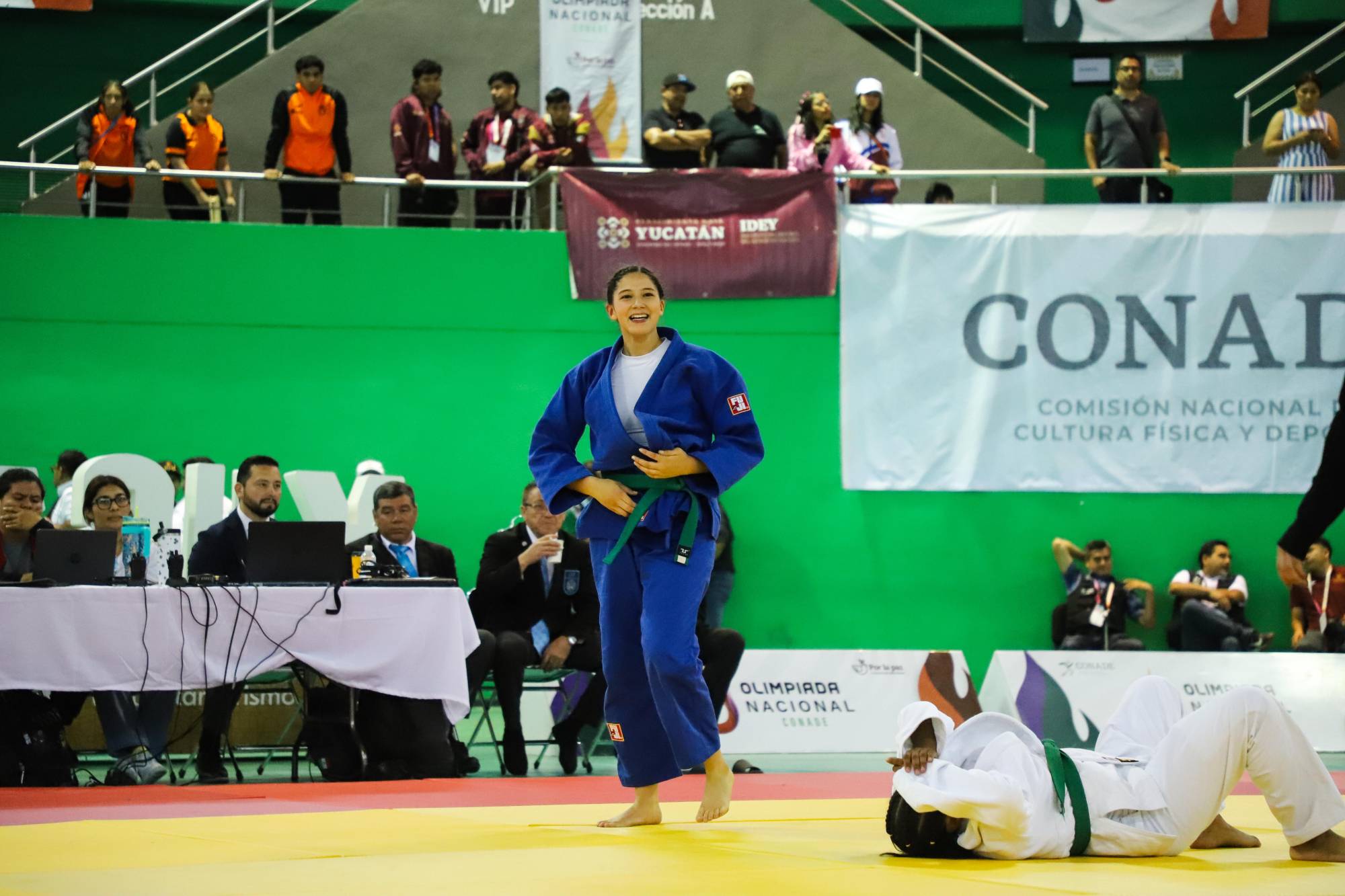 $!Gabriela López da bronce a Sinaloa en judo de Olimpiada Nacional