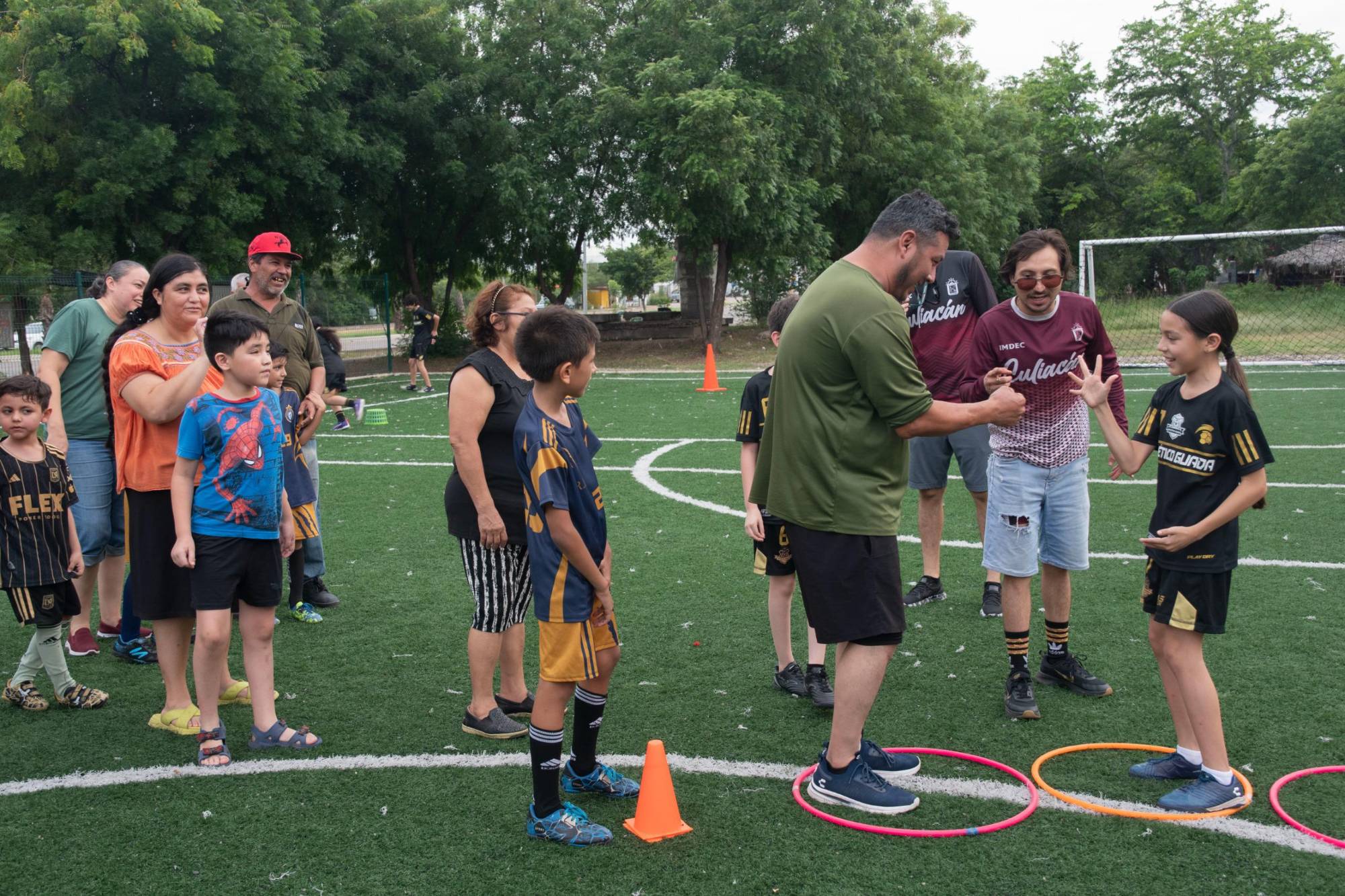 $!Pequeñines disfrutan de jornada deportiva Imdec en el sector Los Ángeles de Culiacán