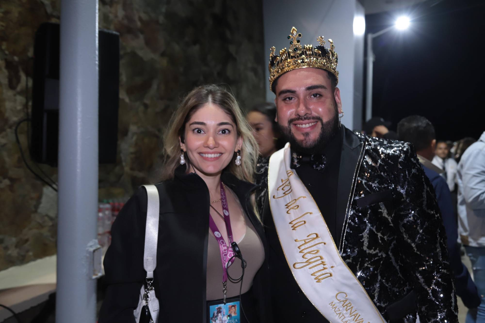 $!Lory Lizárraga y Brayan Durán, Rey de la Alegría del Carnaval de Mazatlán 2025.