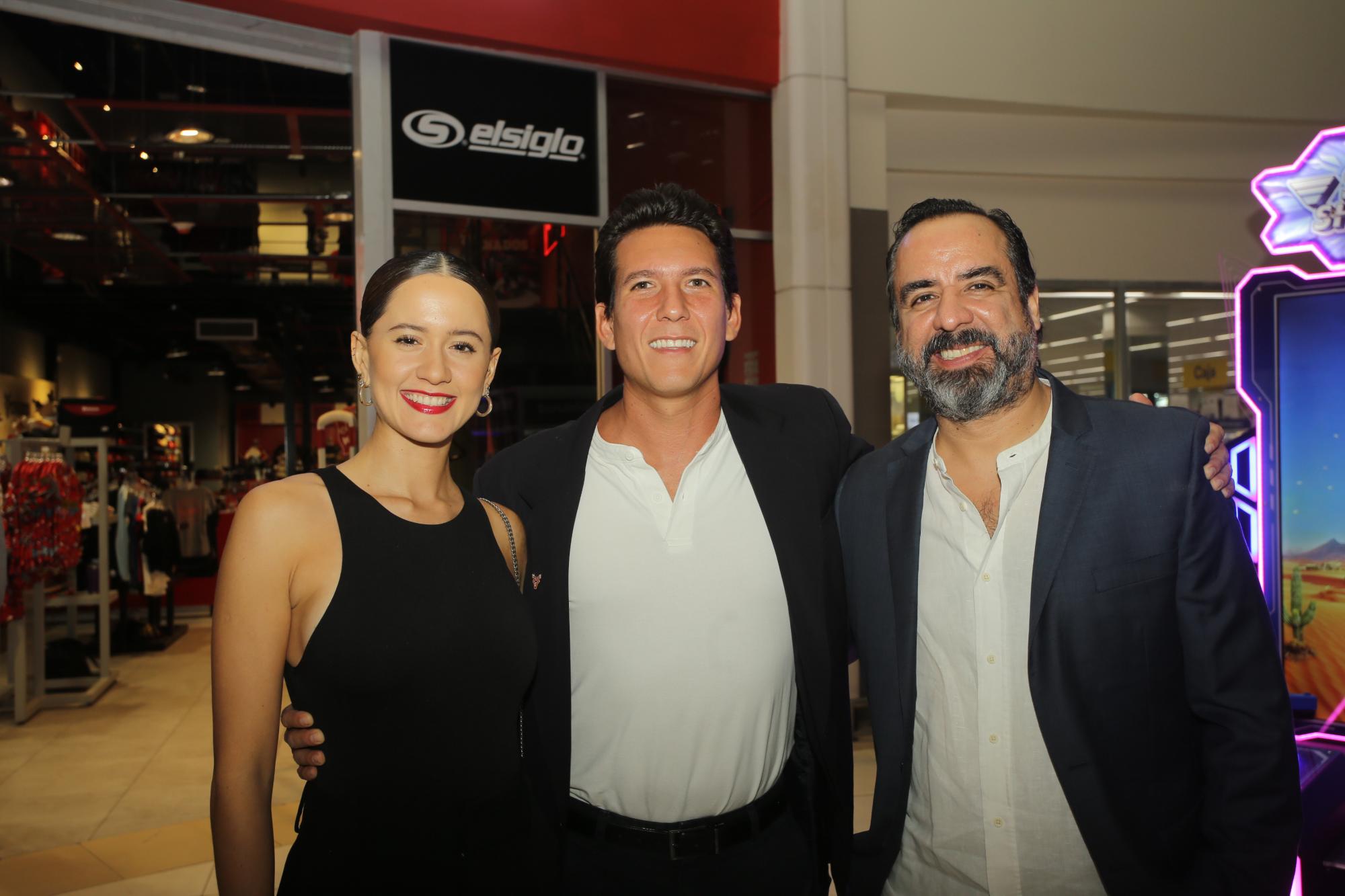 $!Marina López, Alejandro Donnadieu y Camilo Vidal.