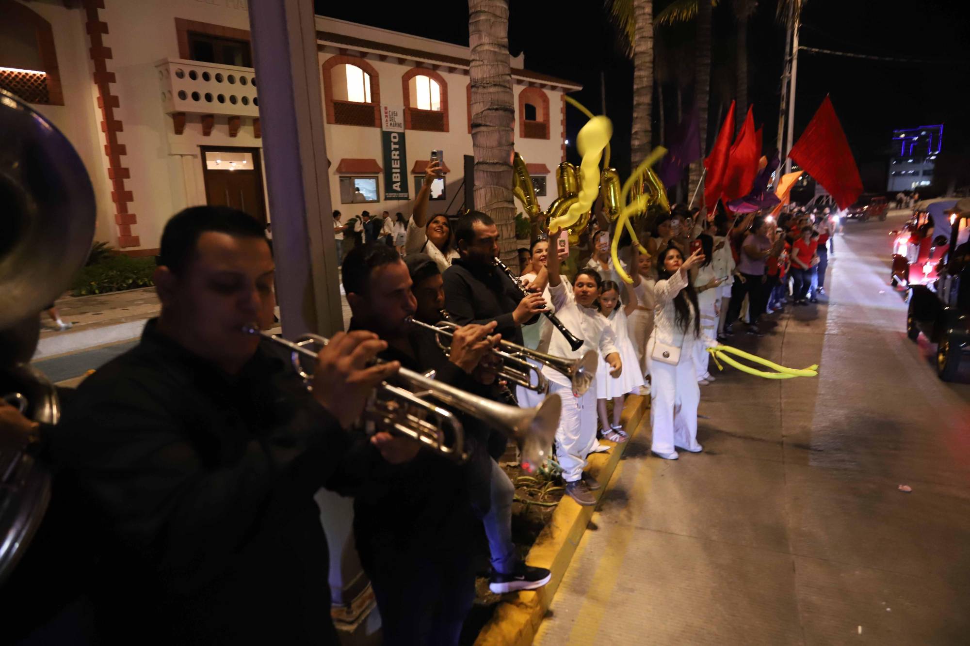 $!La música de banda estuvo presente en el evento.