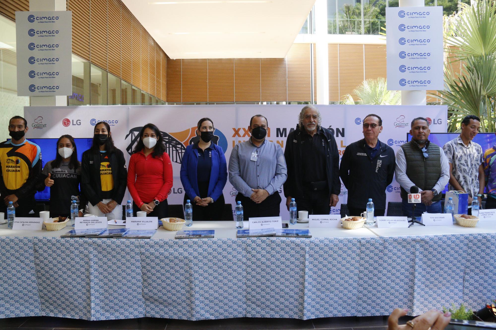 $!Conferencia de prensa en Cimaco Culiacán para anunciar el Maratón de Culiacán.