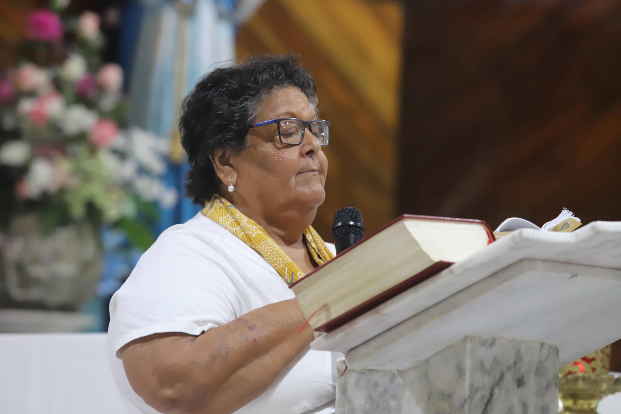 $!Luz del Carmen Gil expresó una de las peticiones.