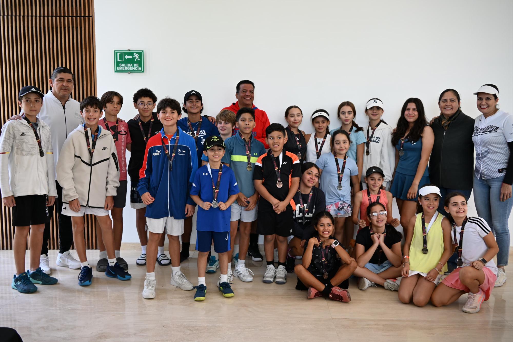 $!Cierra con broche de oro el Municipal de Tenis en Mazatlán