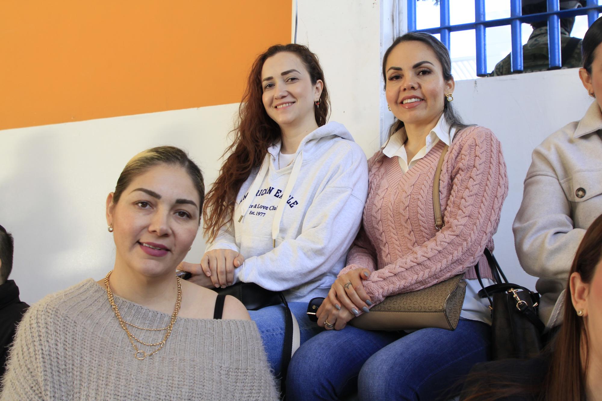 $!Ángeles Quiñones, Lupita Zavala y Geovana de los Ríos.