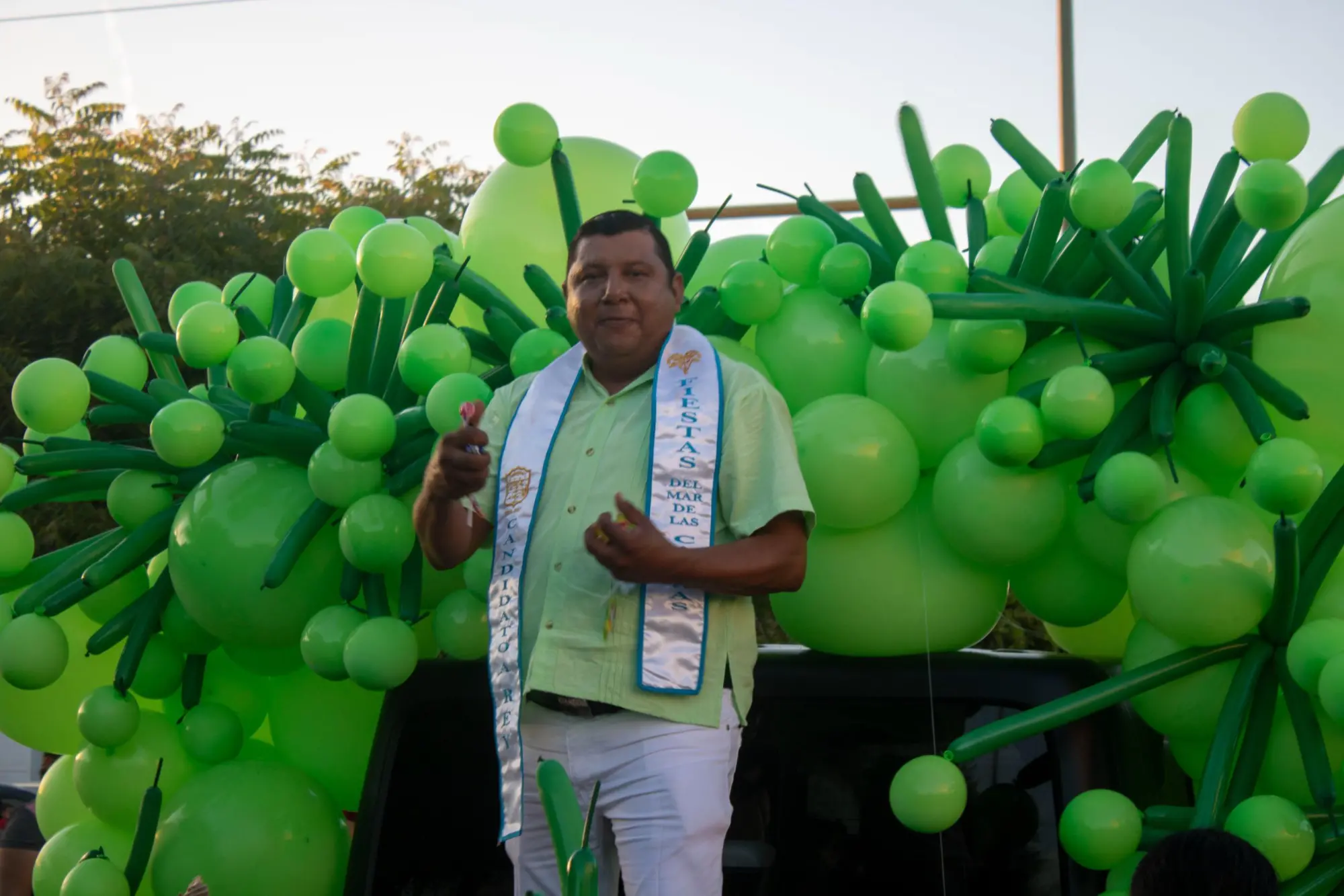 $!Realizan desfile de candidatas y candidatos a las Fiestas del Mar de Las Cabras de Escuinapa