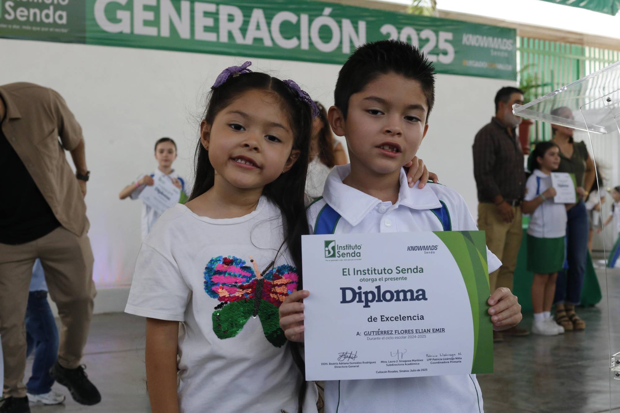 $!Paula y Elián Gutiérrez Flores.