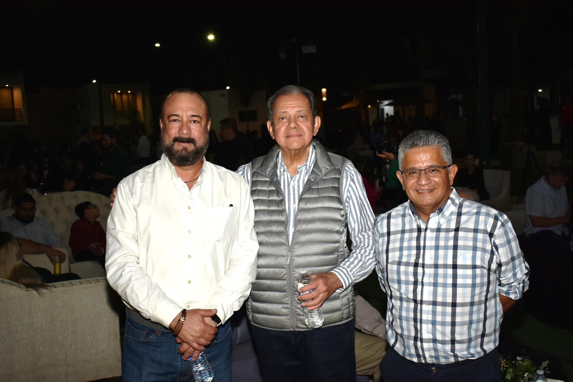 $!Alger Vega, Mariano Caldera y Guillermo Alonso Caldera.