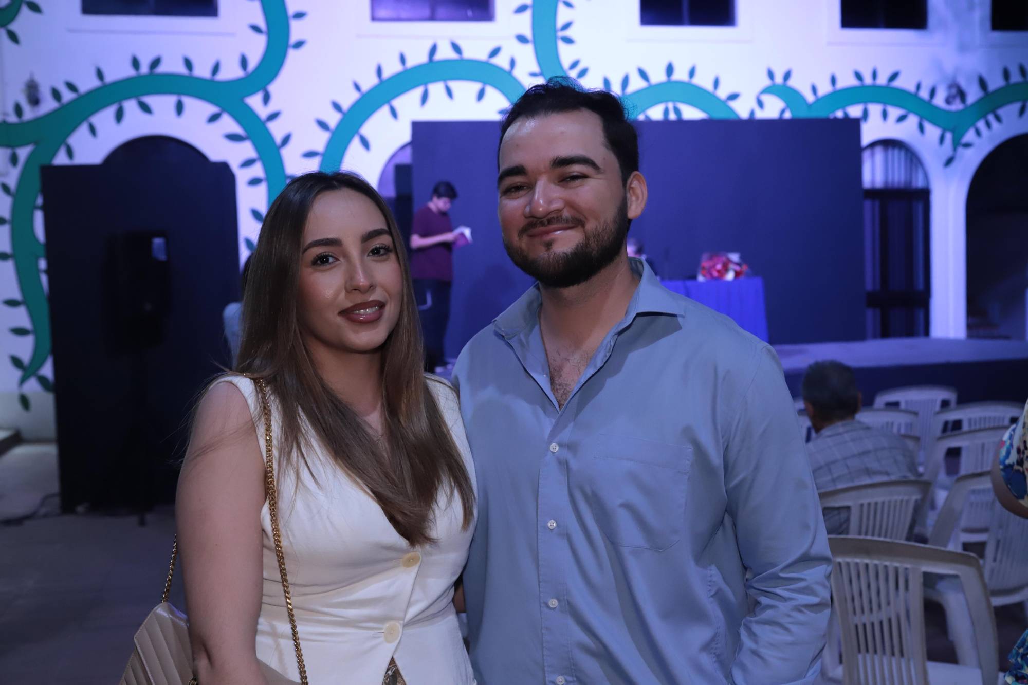 $!Sharon Cristerna y Dante Banderas.