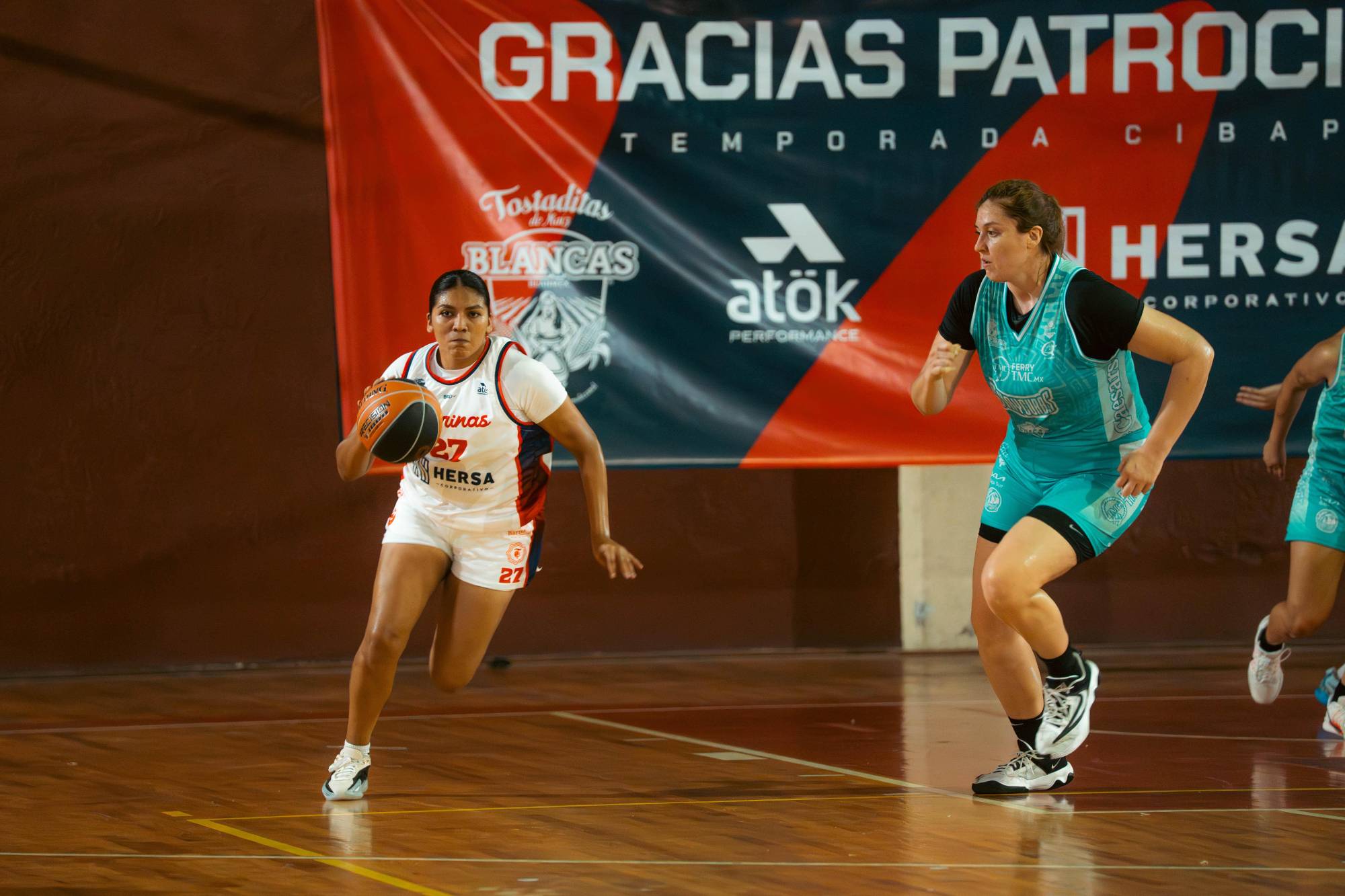 $!Marinas Basketball cae ante Guaycuras de La Paz en su debut del Cibapac Femenil