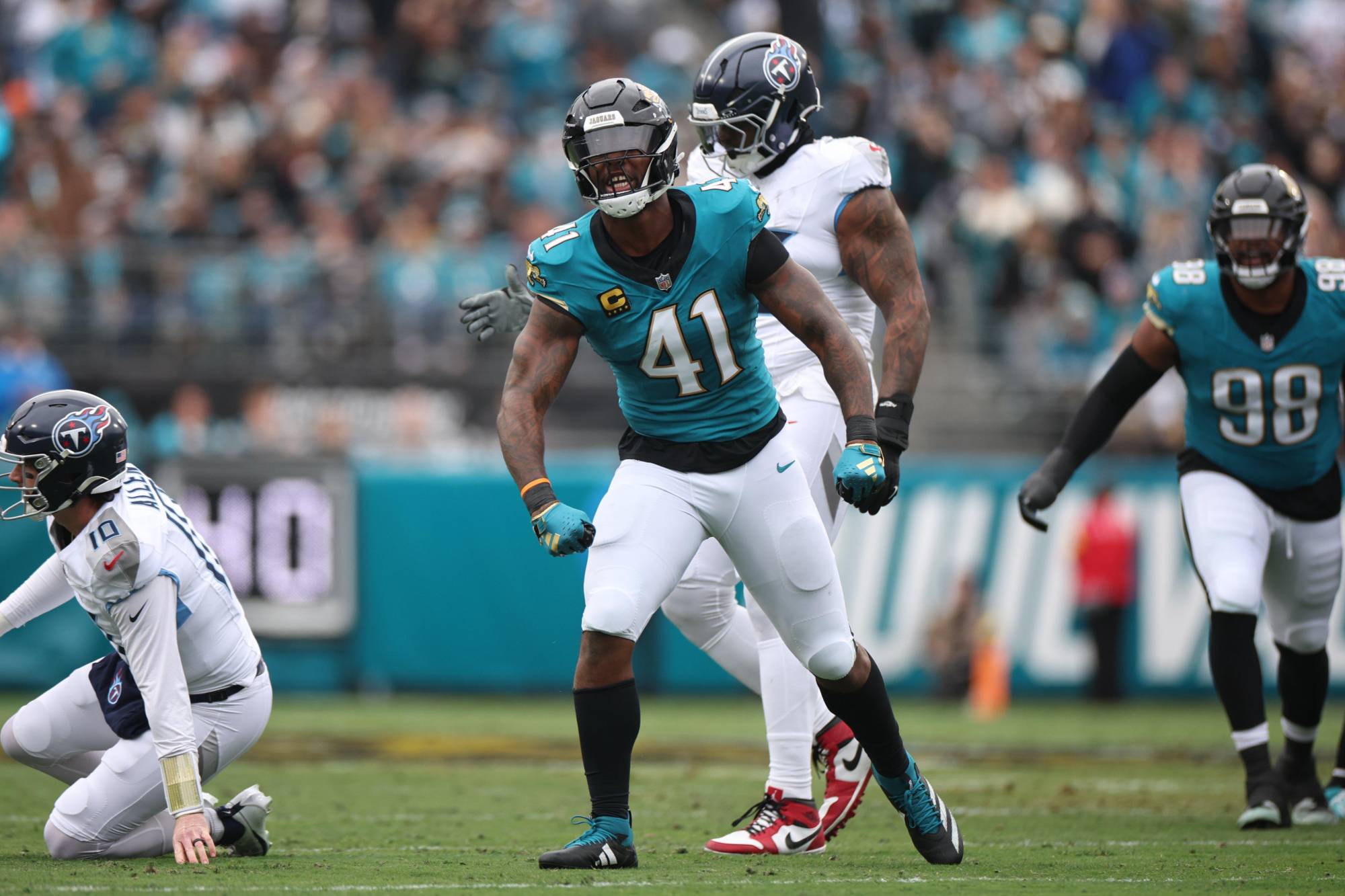 $!Jaguars arrasan 41-7 a Titans y conquistan la AFC Sur