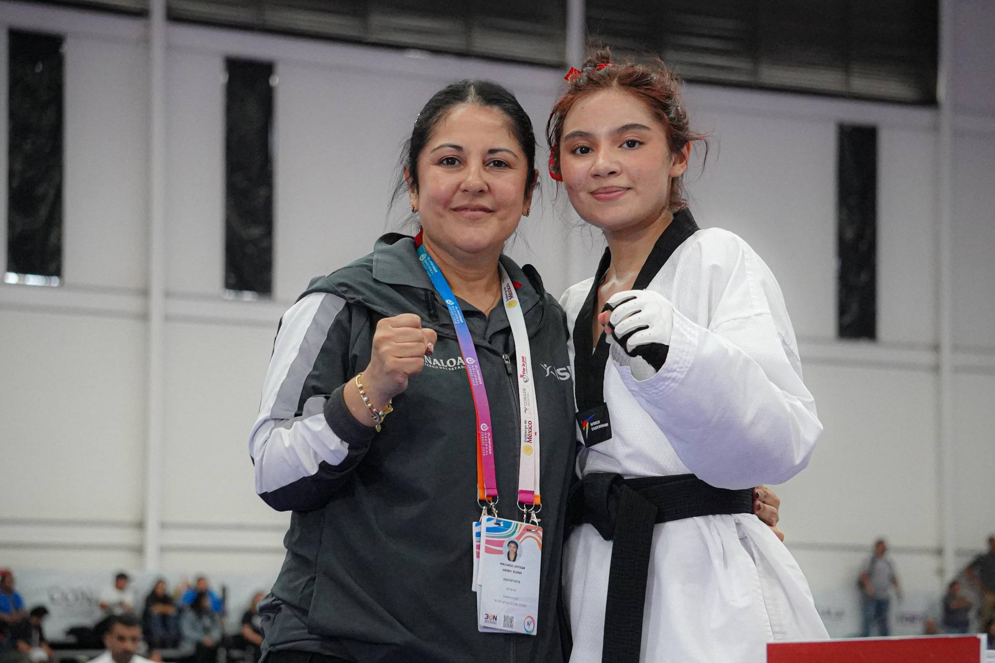 $!Sinaloa suma plata y bronce en taekwondo Sub 21 femenil de la Olimpiada Nacional