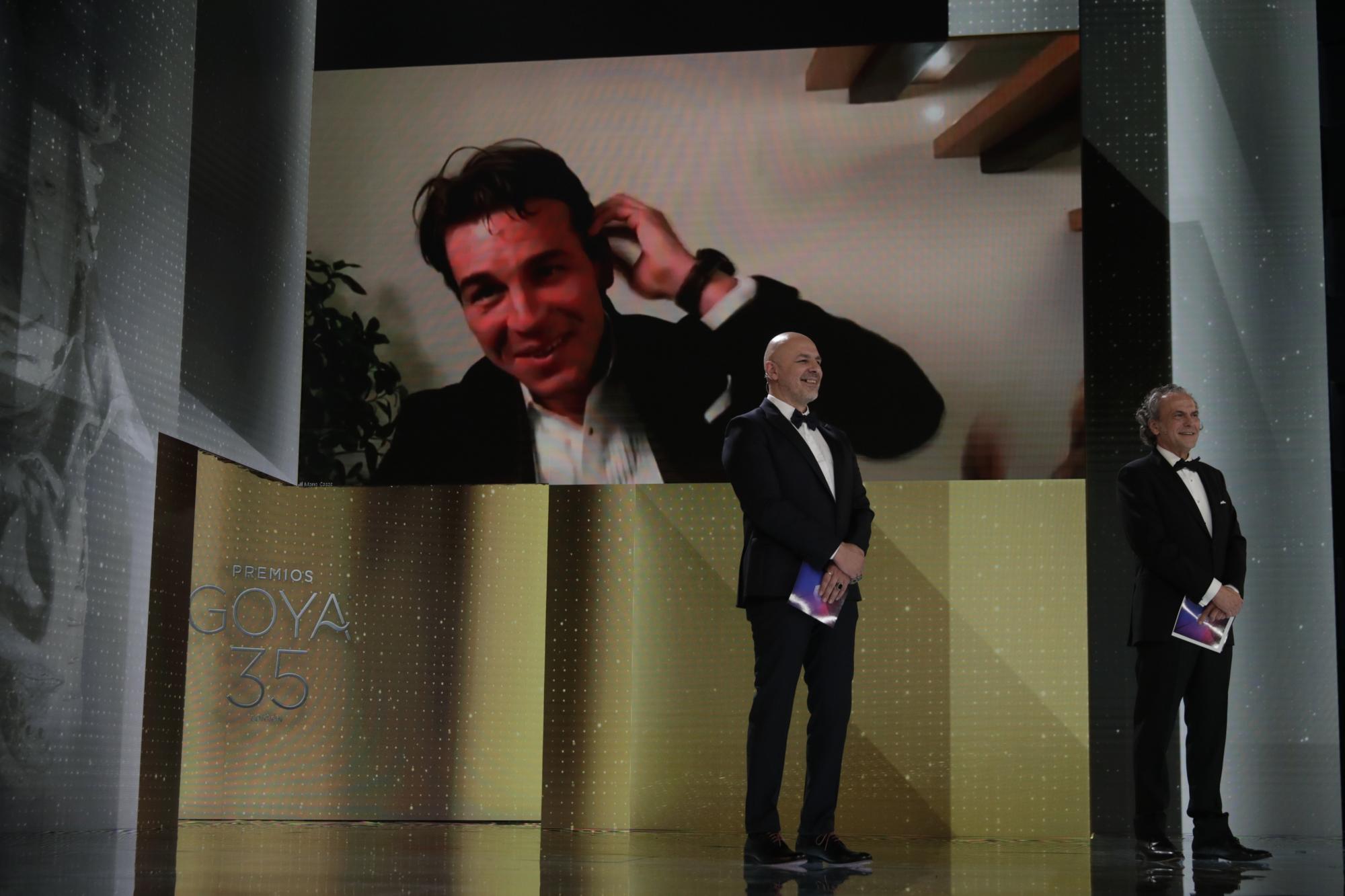 $!Mario Casas se alza con el Goya a Mejor Actor Protagonista.
