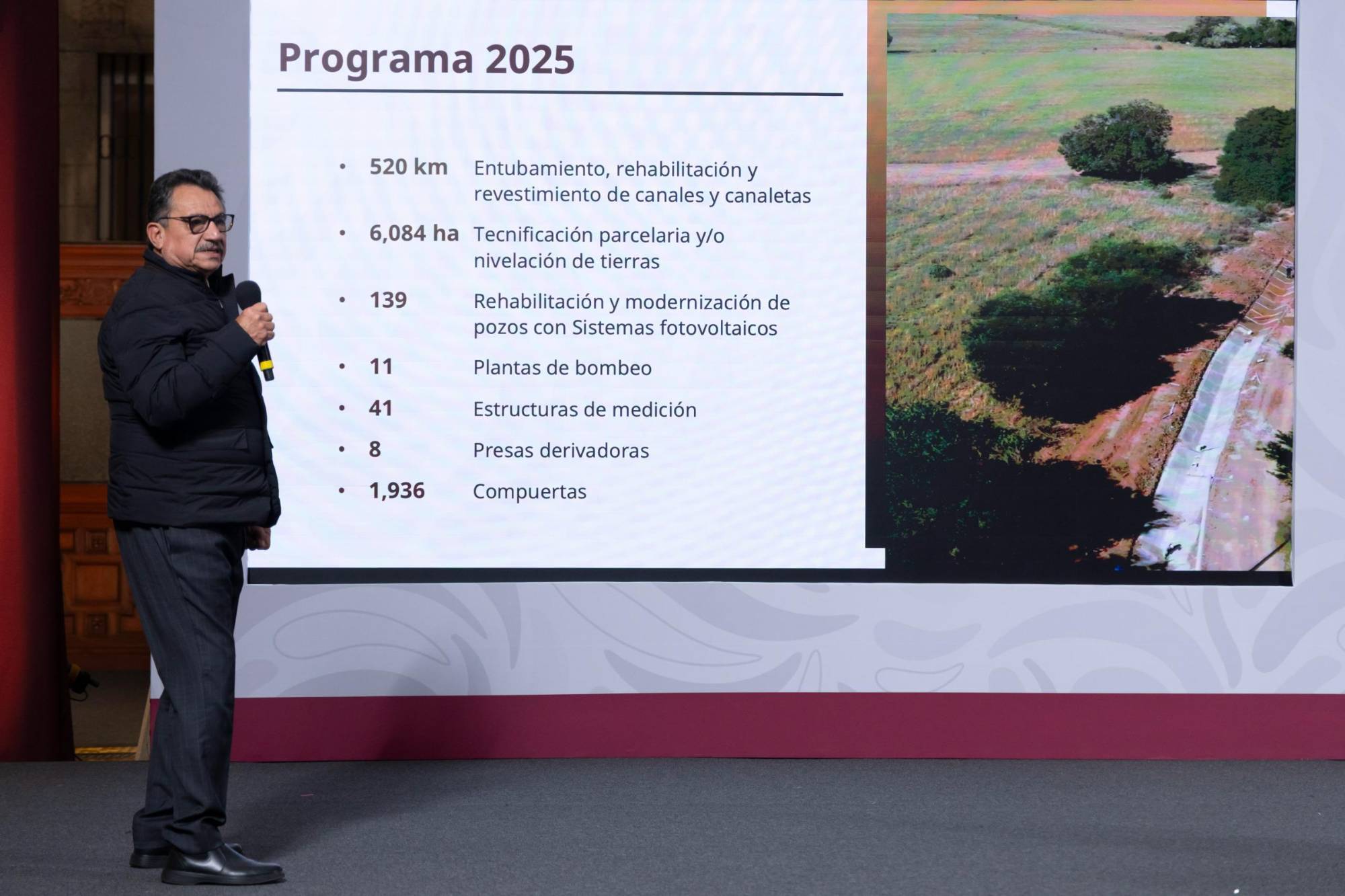 $!Avanzan en Sinaloa tecnificación de distritos de riego en un 47 y 30 por ciento