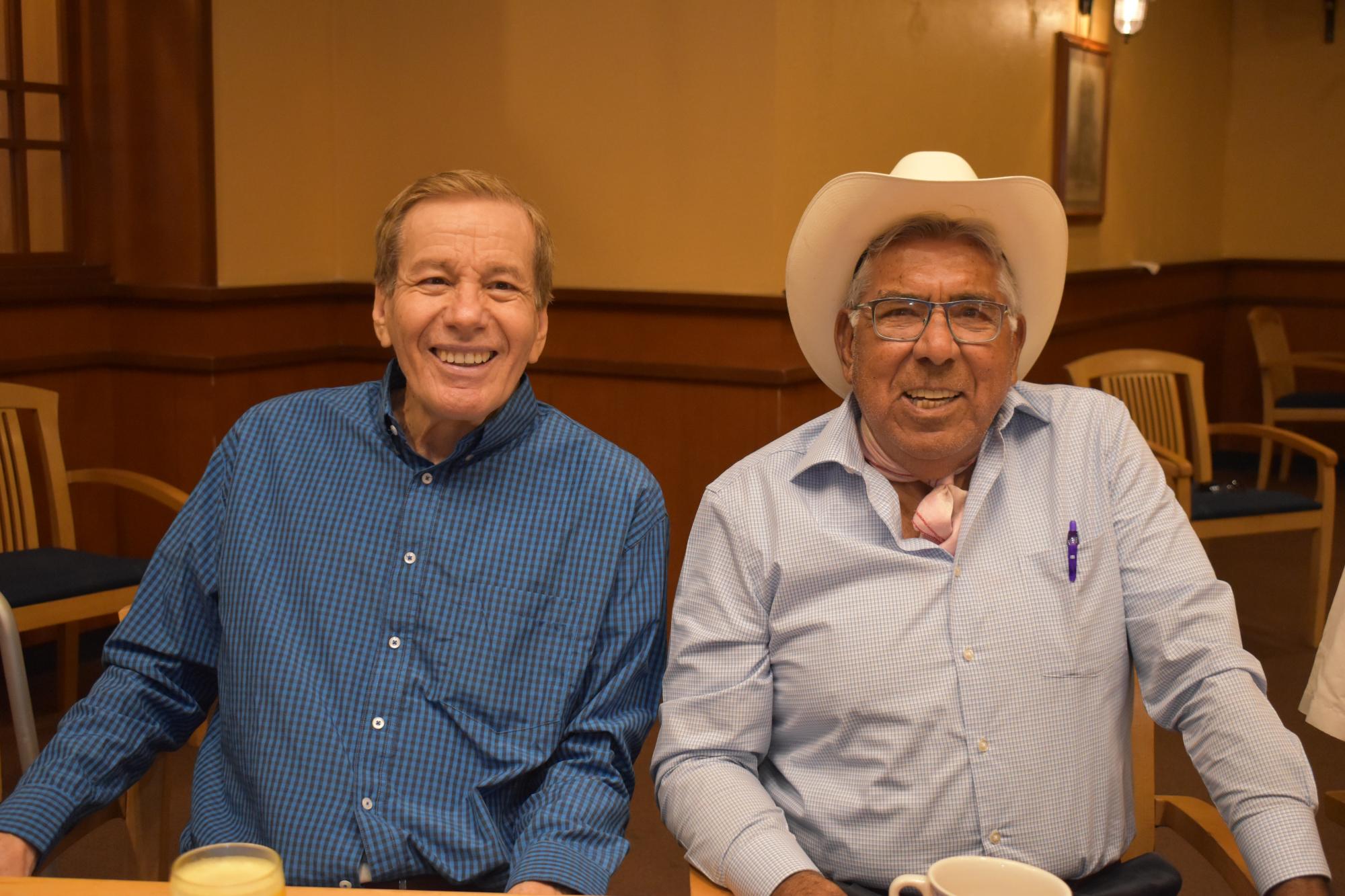 $!Héctor M. Leal Ontiveros y Regino Inzunza Salazar.