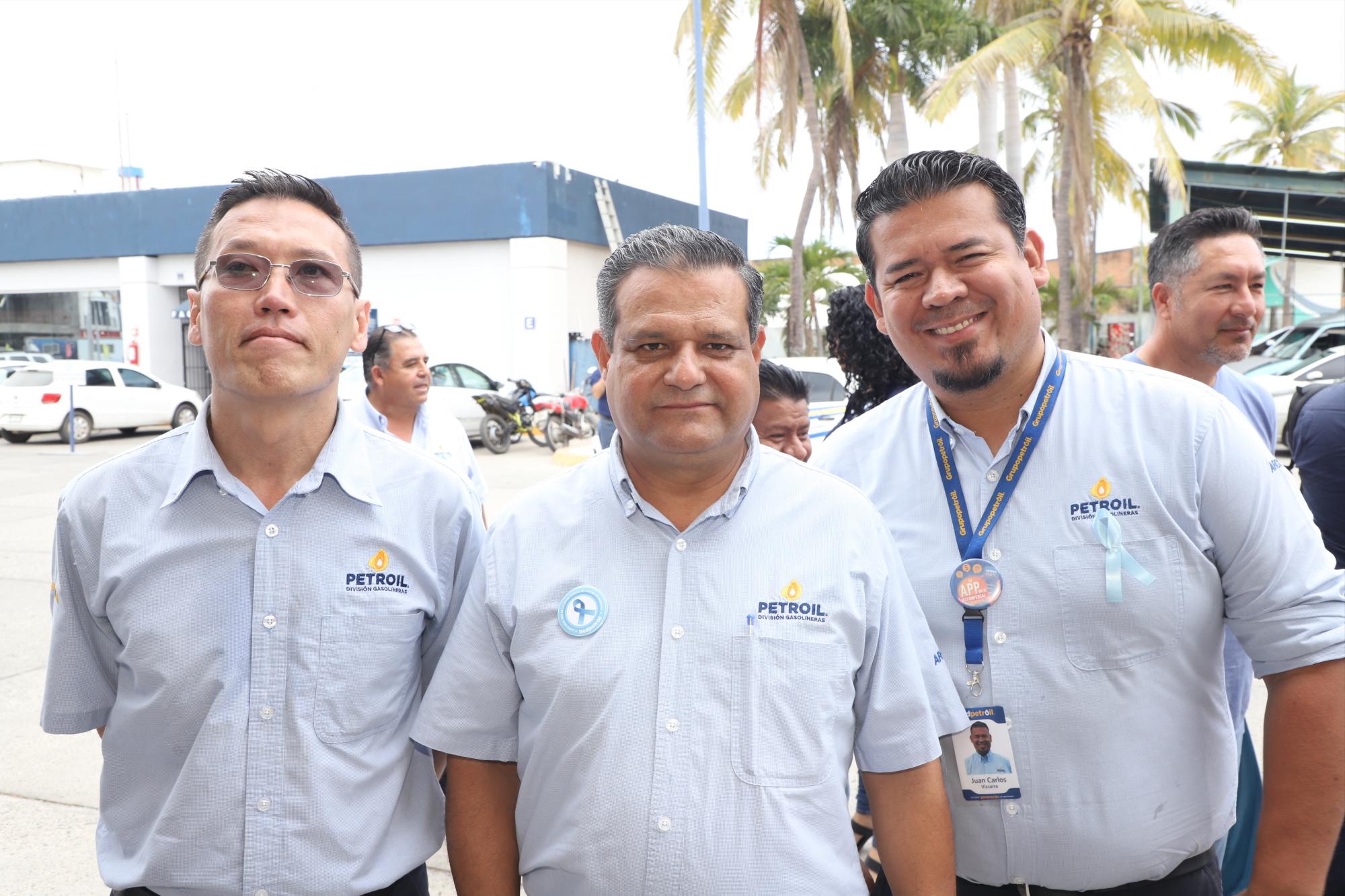 $!Gabriel Wong, Carlos Cruz y Juan Carlos Vizcarra.