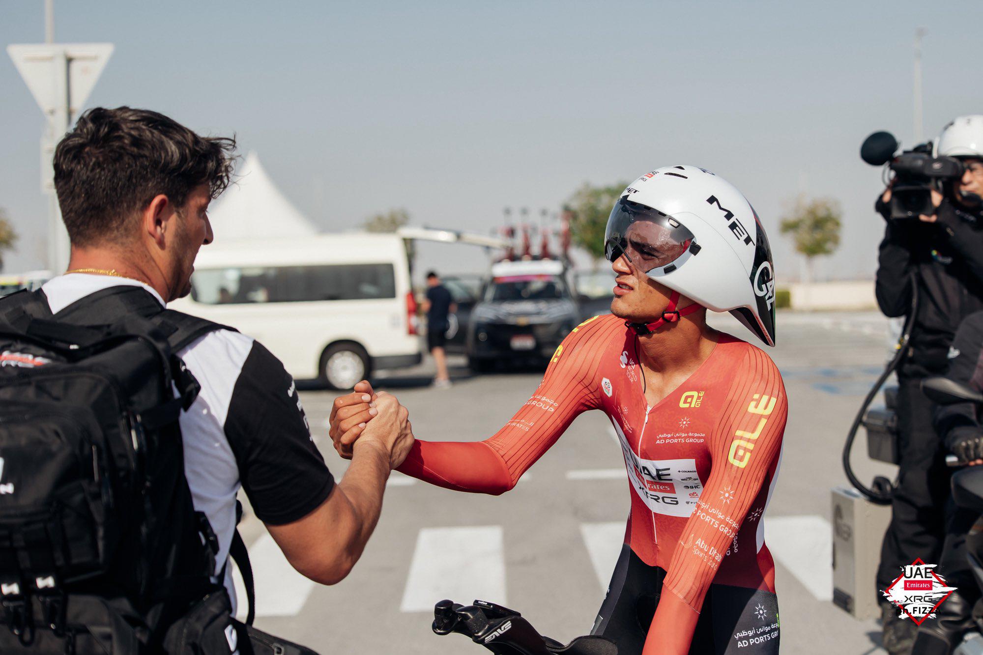 $!Isaac del Toro se mantiene en el top 10 del UAE Tour 2026