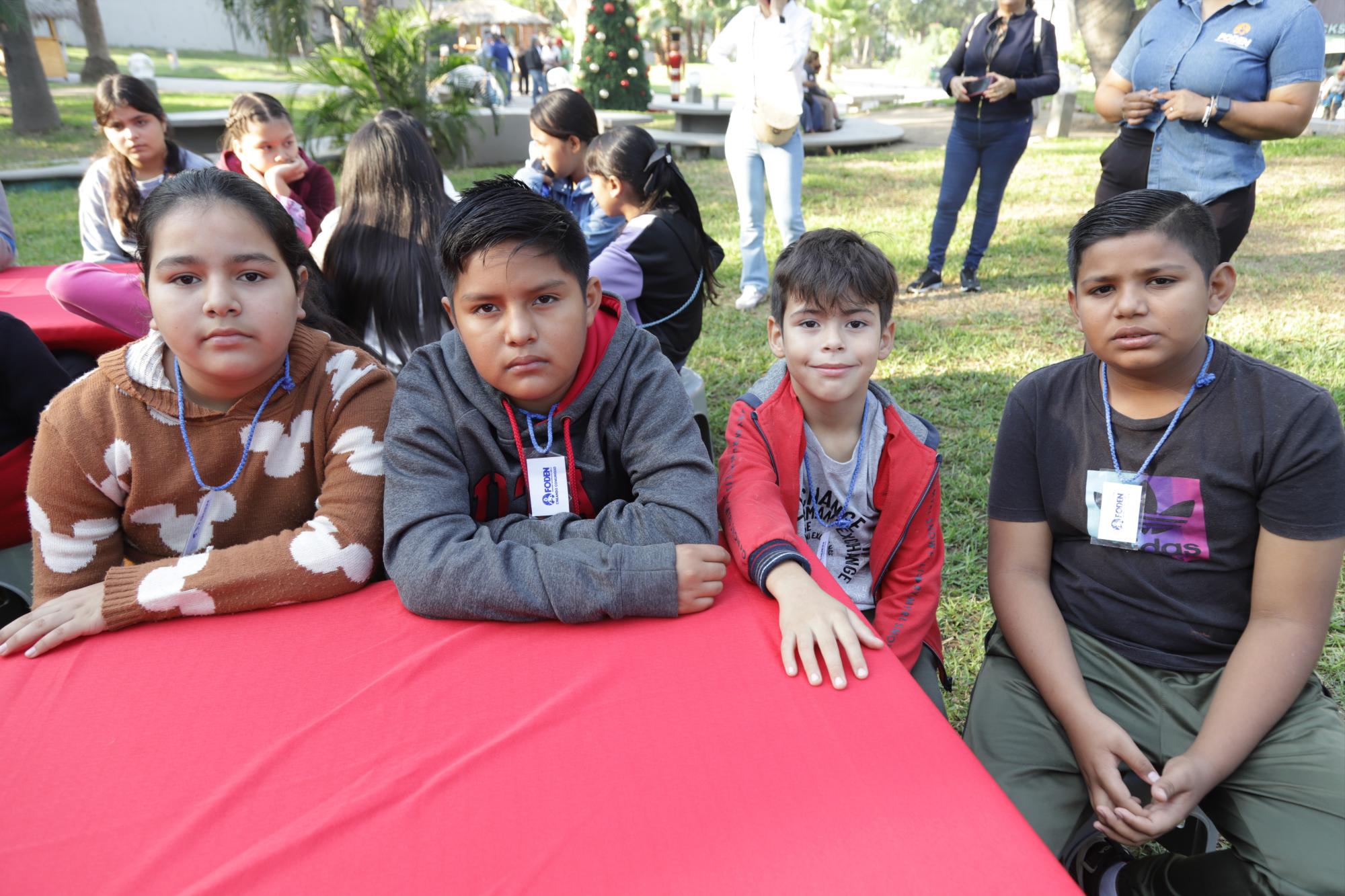$!Ana Valeria Lara, Carlos Eduardo Maceda, Gael Osuna y Kevin Agustín Madrid.