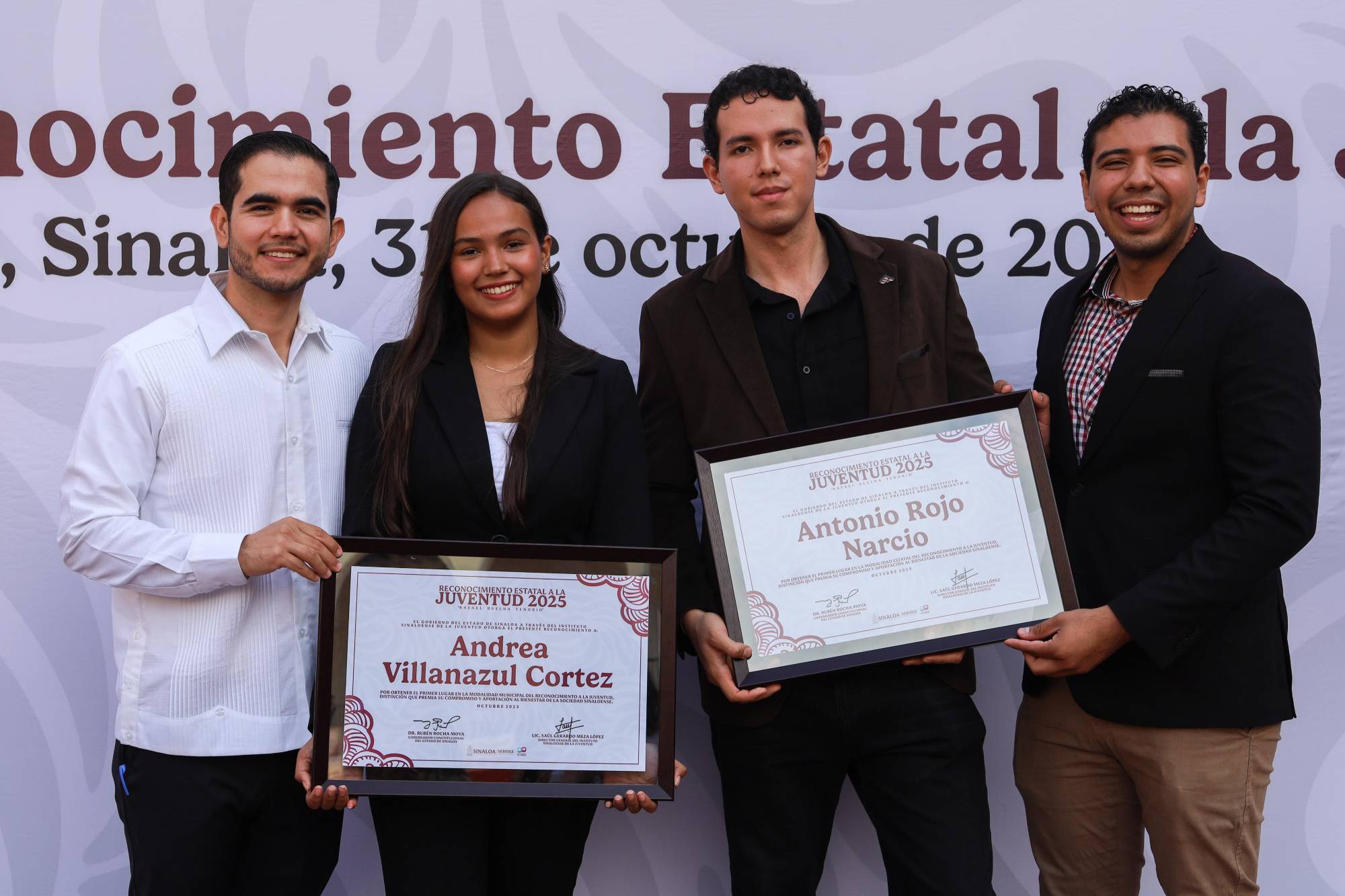 $!Sinaloa reconoce a juventudes ejemplares con el Premio Rafael Buelna Tenorio