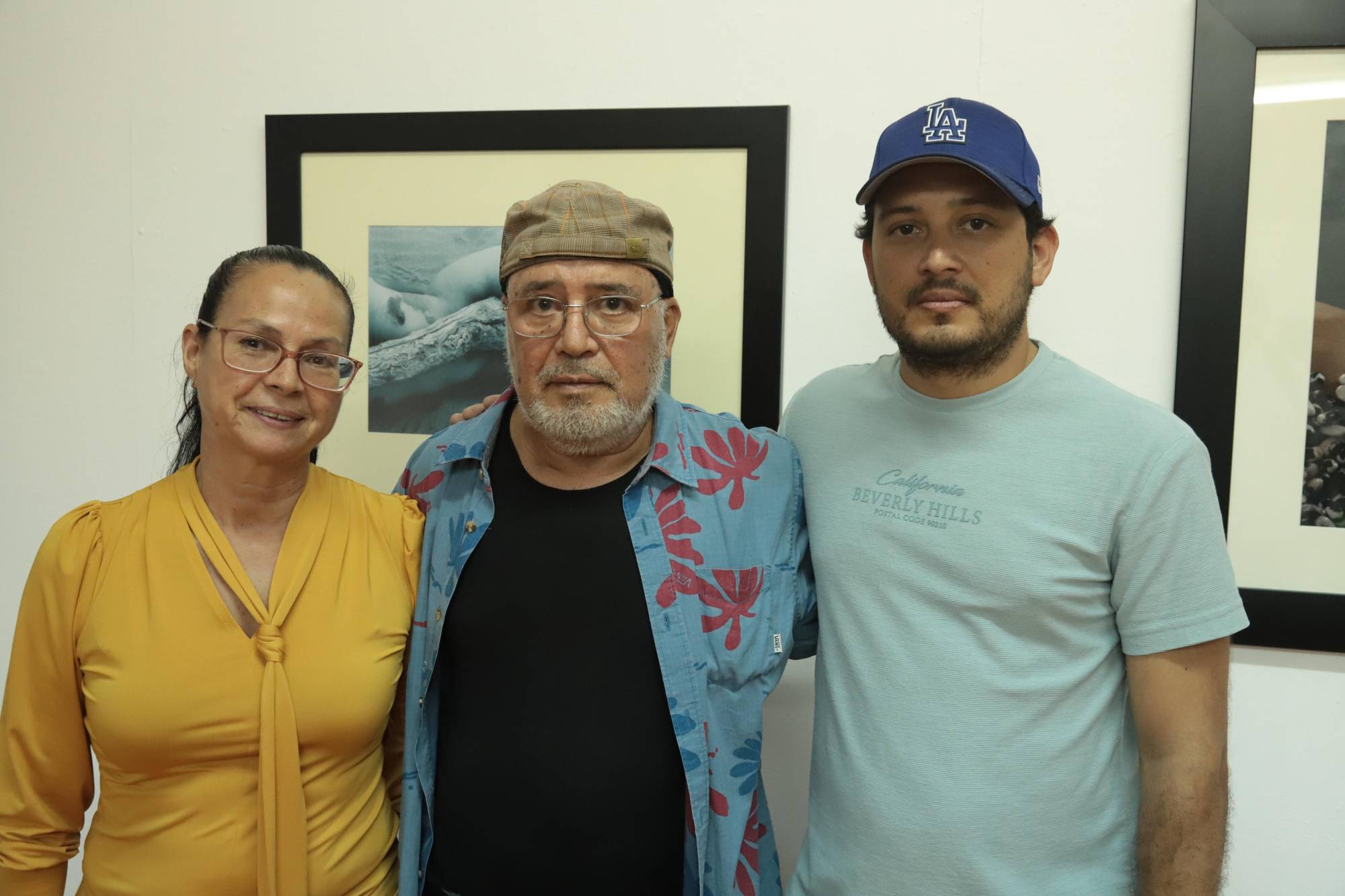 $!María Teresa Grey Yáñez, Jesús García Rodríguez e Isai García Paredes.