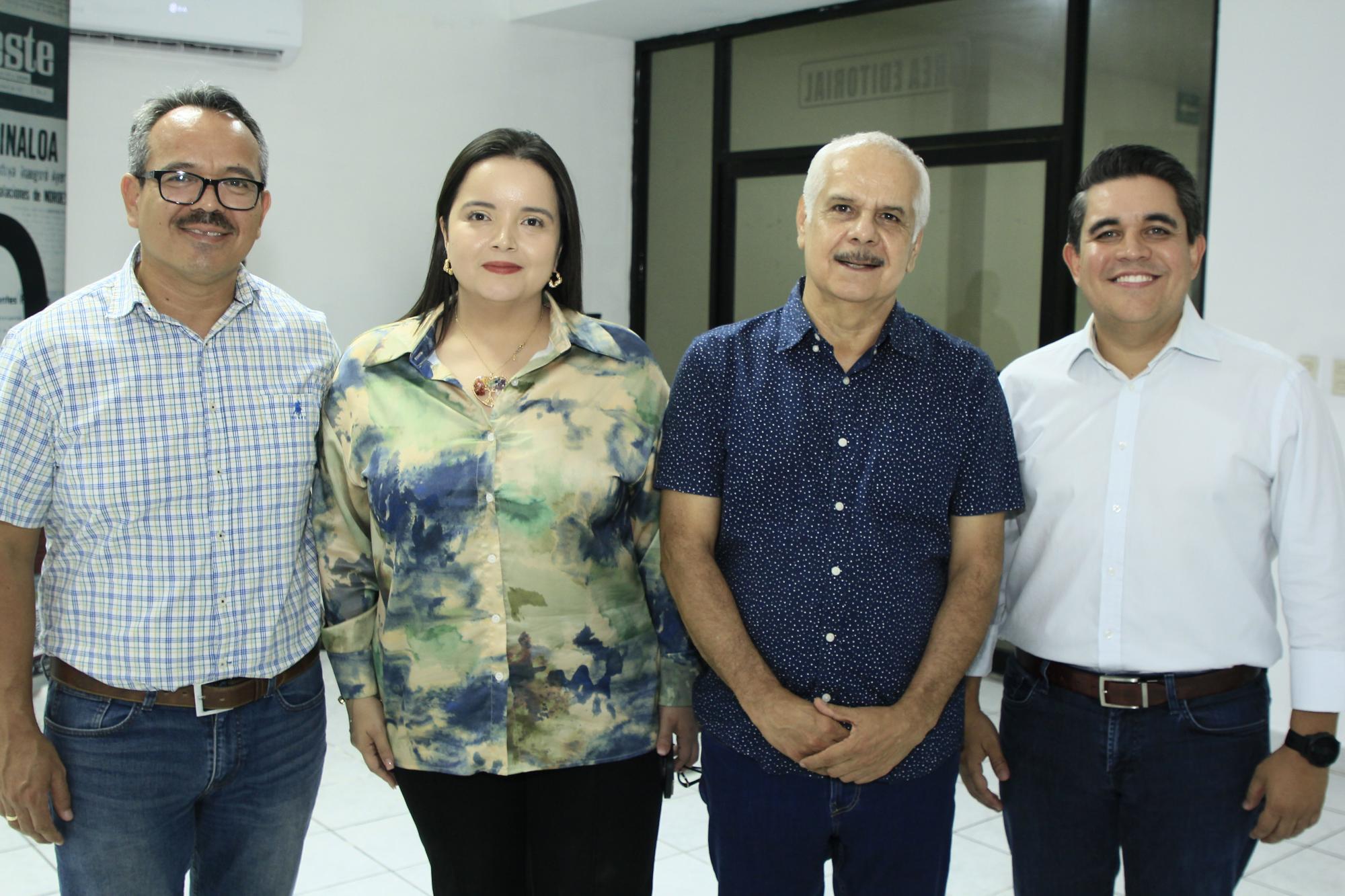 $!Jair Flores, Cinthia Valenzuela, Alejandro Sicairos y Ricardo Madrid.
