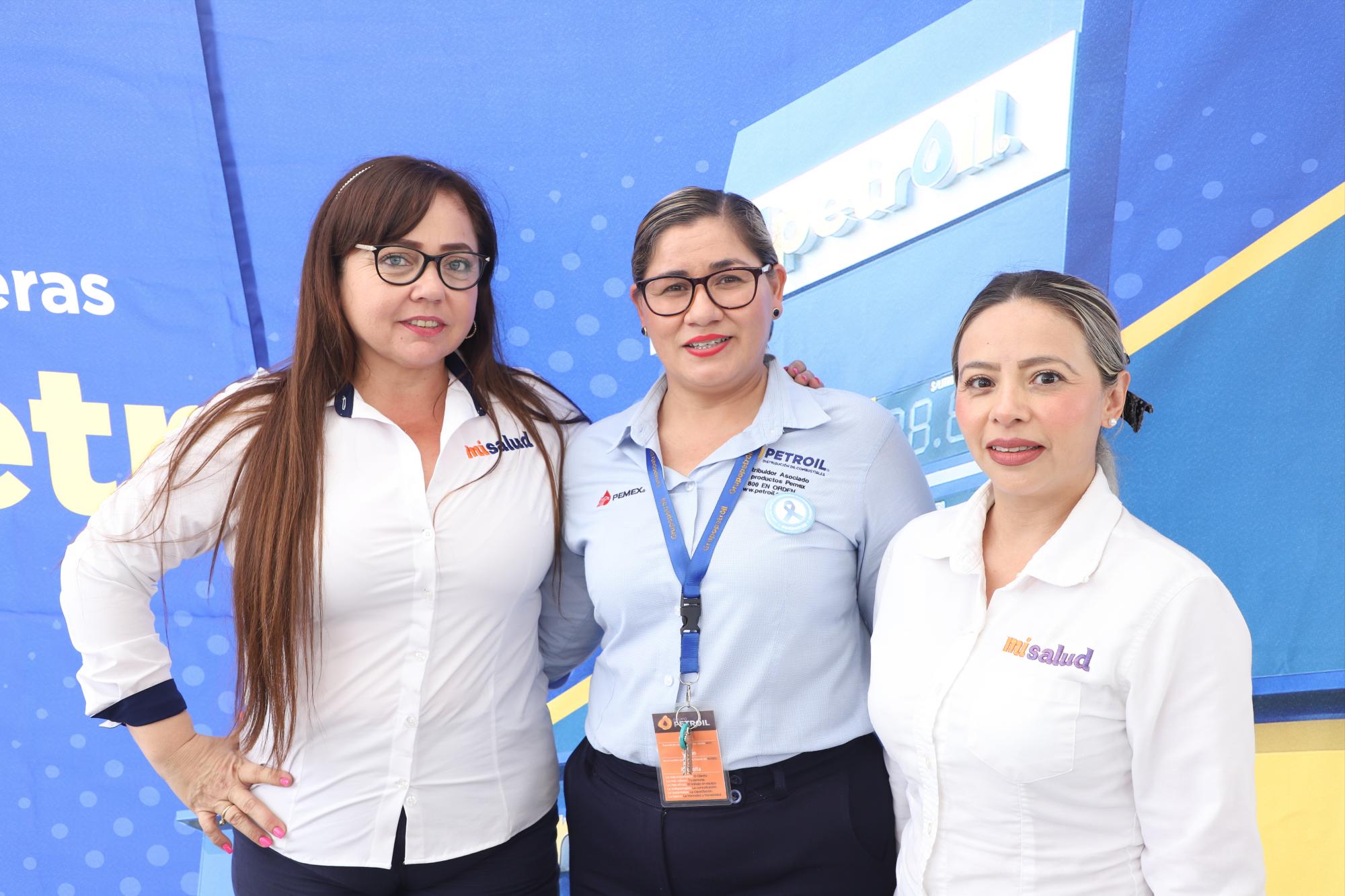 $!Estrella Ramos, Rosa Isela Martínez y Martha Villarreal.