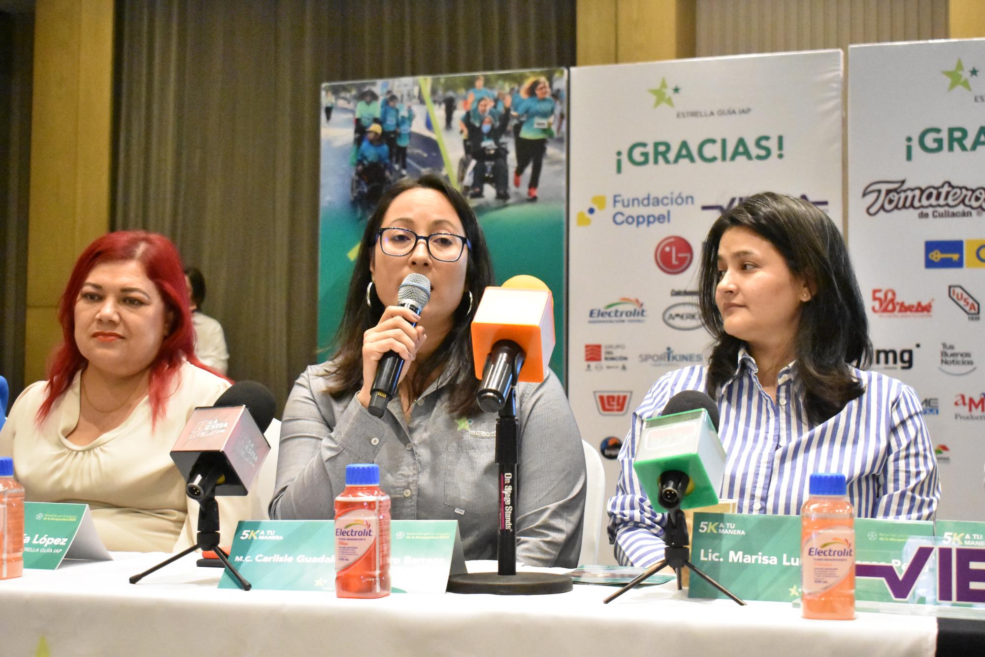 $!Carlisle Guadalupe Navarro Barraza, directora de la fundación, comparte detalles del evento.