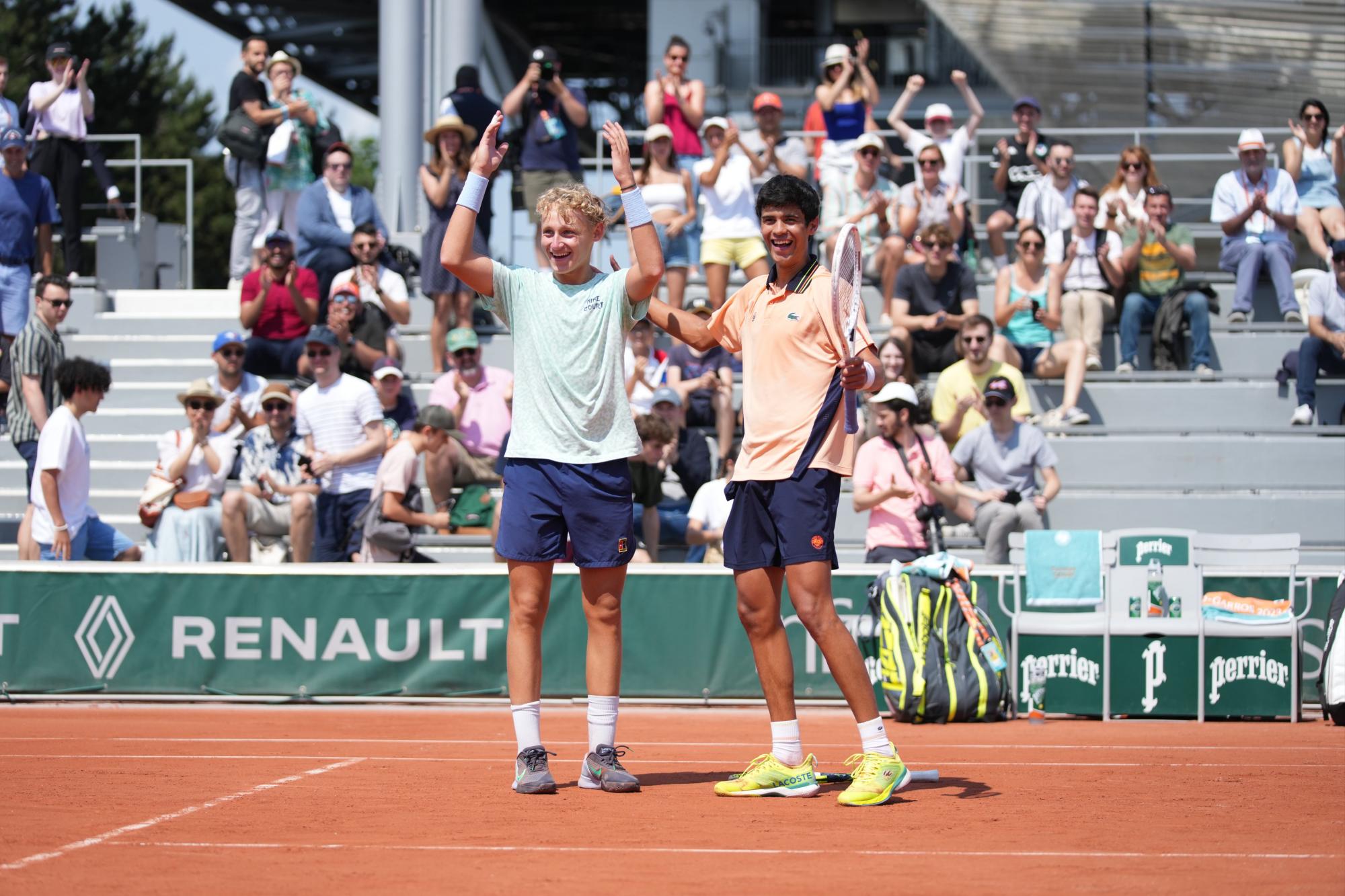 $!Mexicano Rodrigo Pacheco es campeón juvenil de dobles en Roland Garros