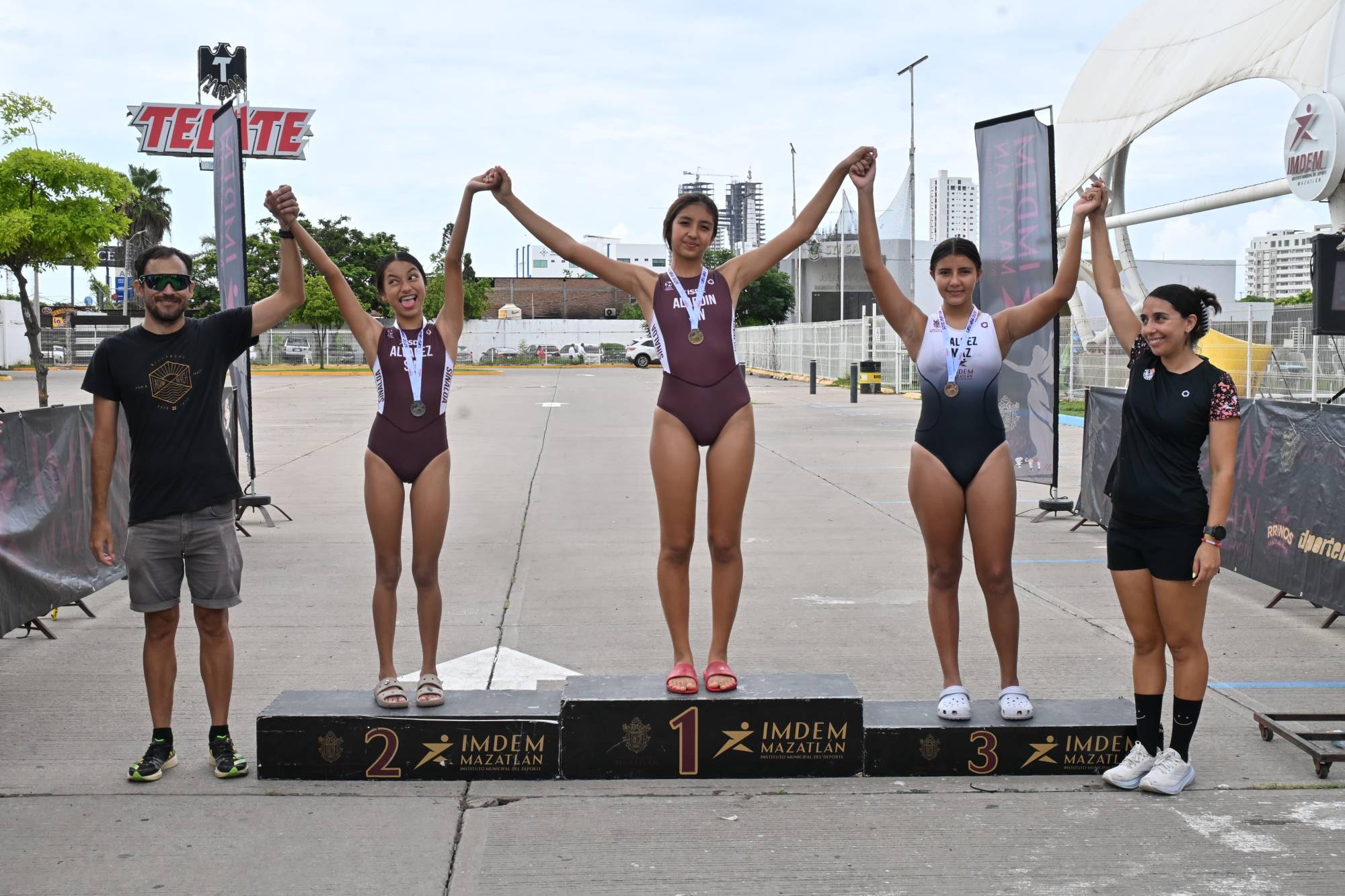 $!Acuatlón Imdem 2025 rompe récord de participación y proyecta nuevos talentos en Mazatlán