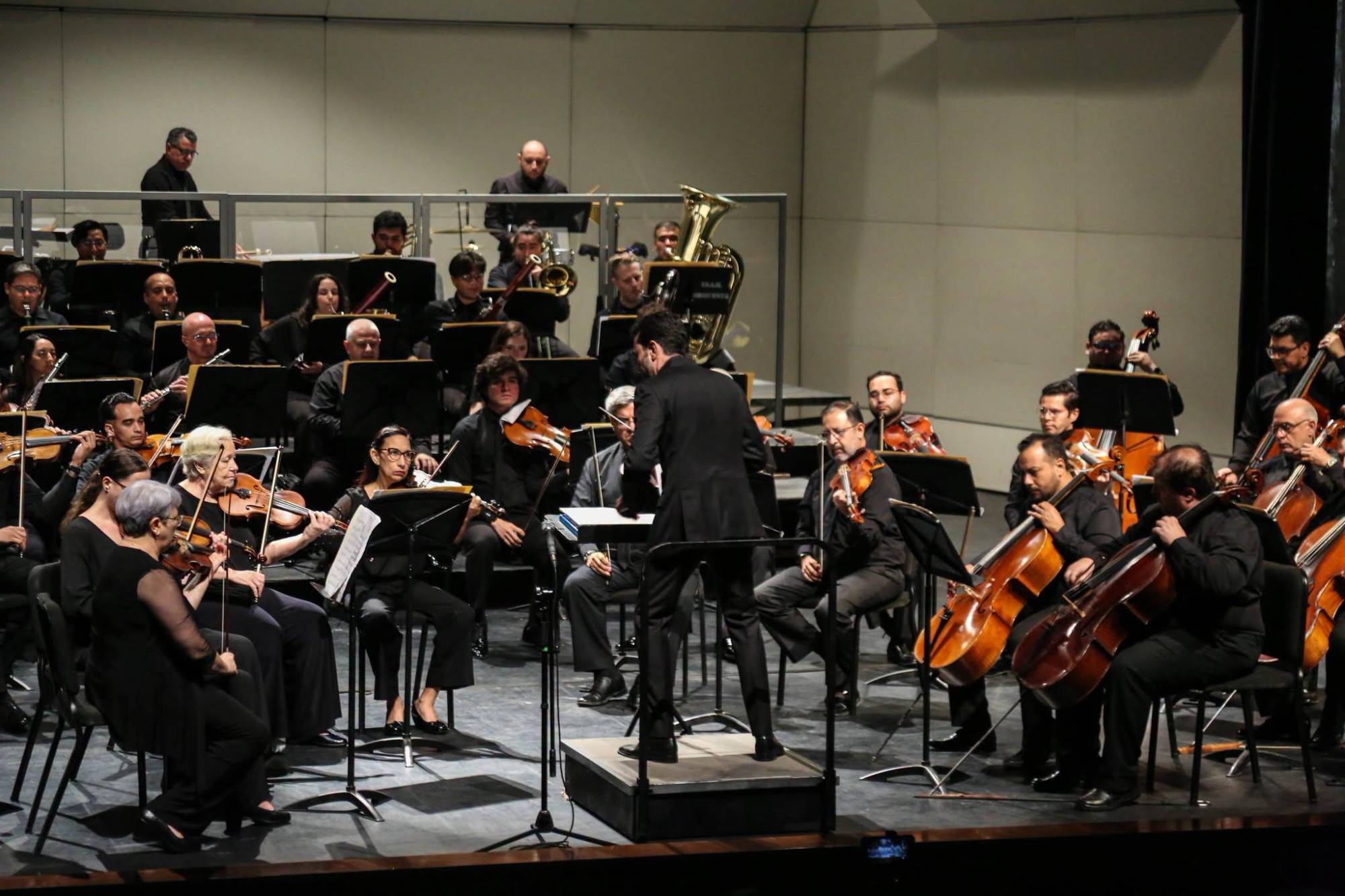 $!La segunda parte del concierto estuvo dedicada a la monumental Sinfonía No. 2 de Johannes Brahms.