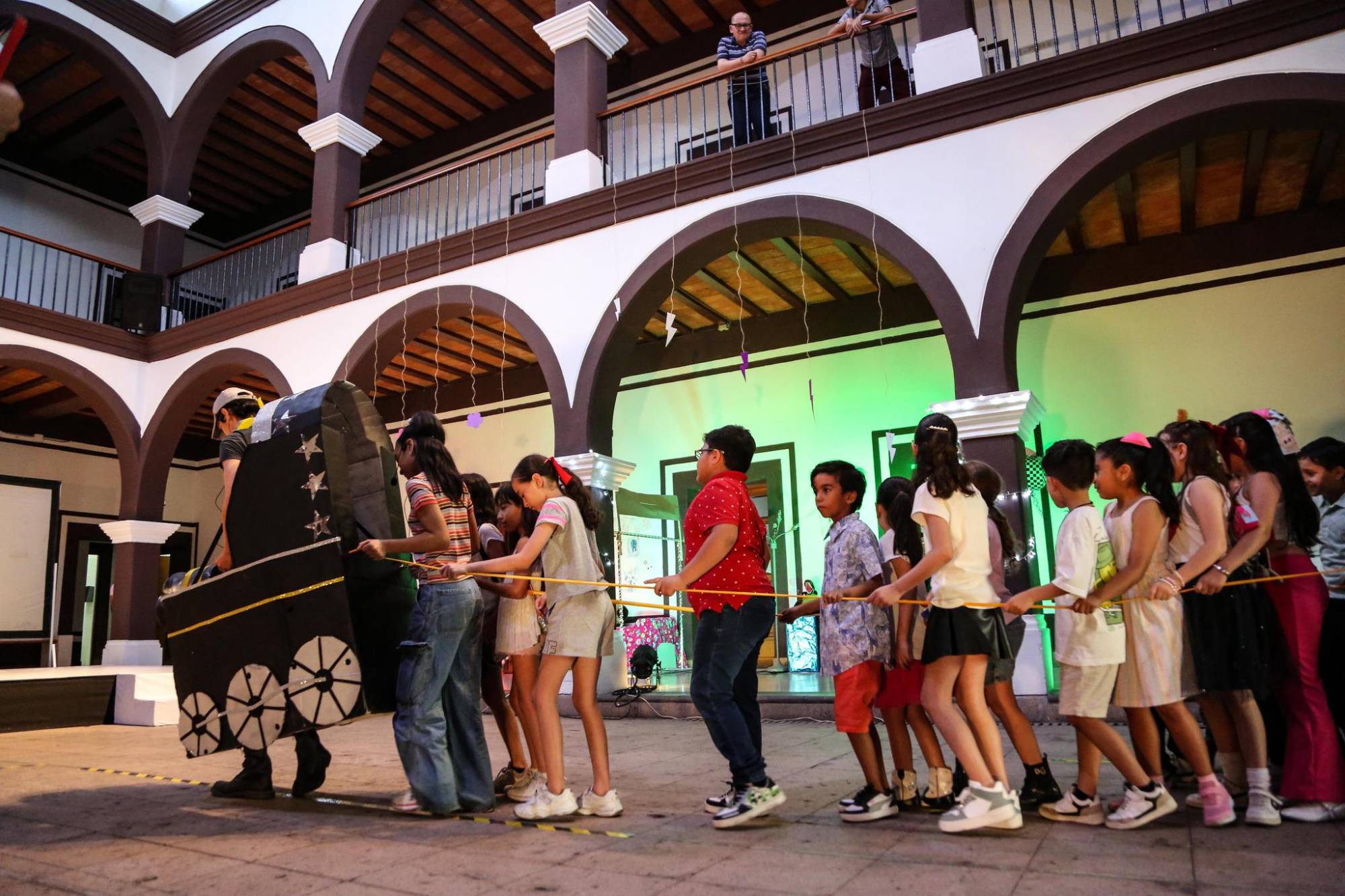 $!Los pequeños se sumaron al viaje por ‘El tren de Goyo’.