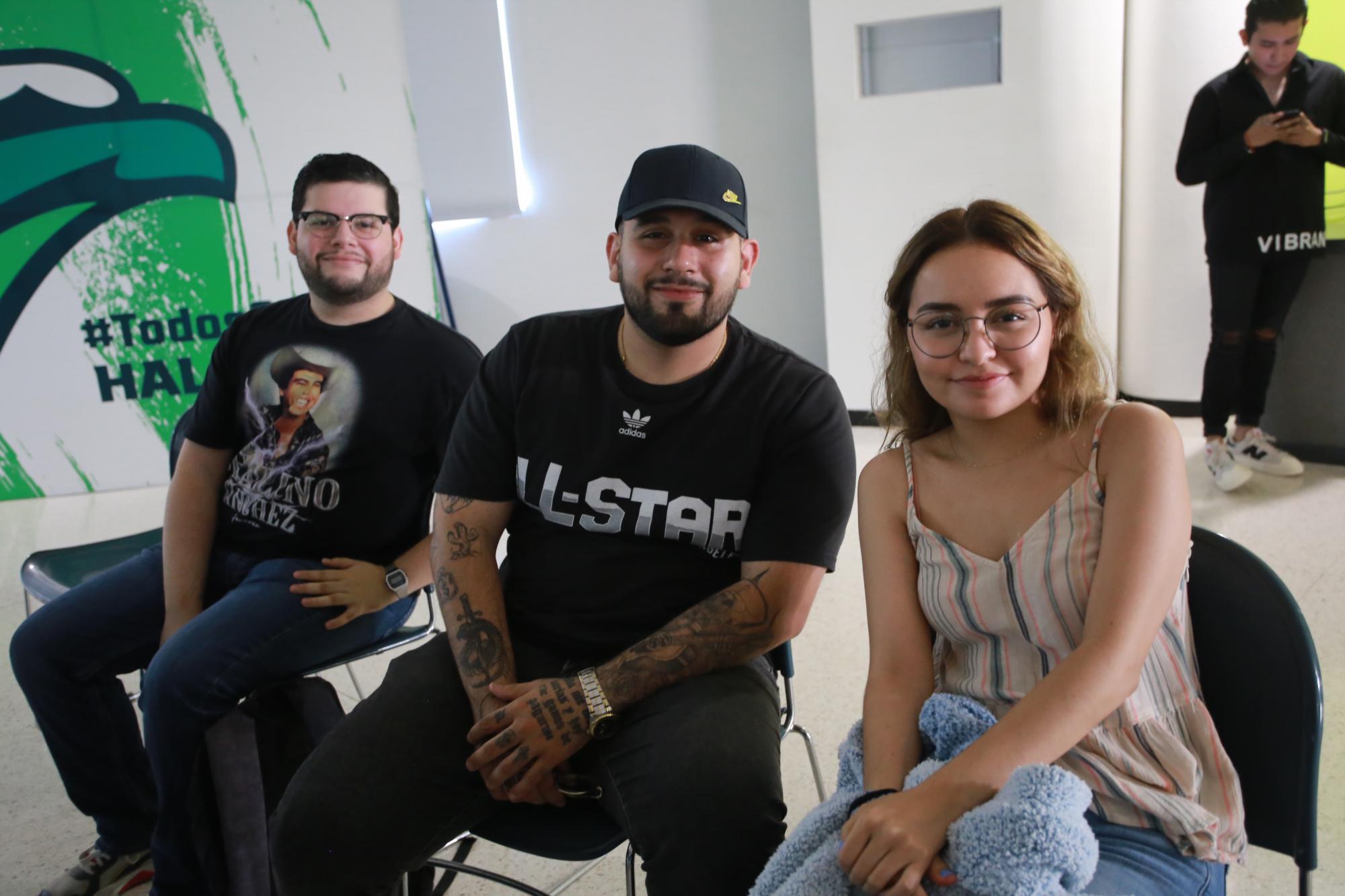 $!Alexis Millán, Ricardo Serna y Kirei Guerra.