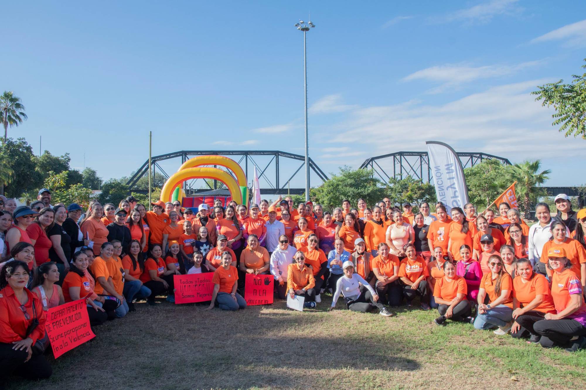 $!Rally deportivo une a instituciones en los 16 Días de Activismo en Culiacán