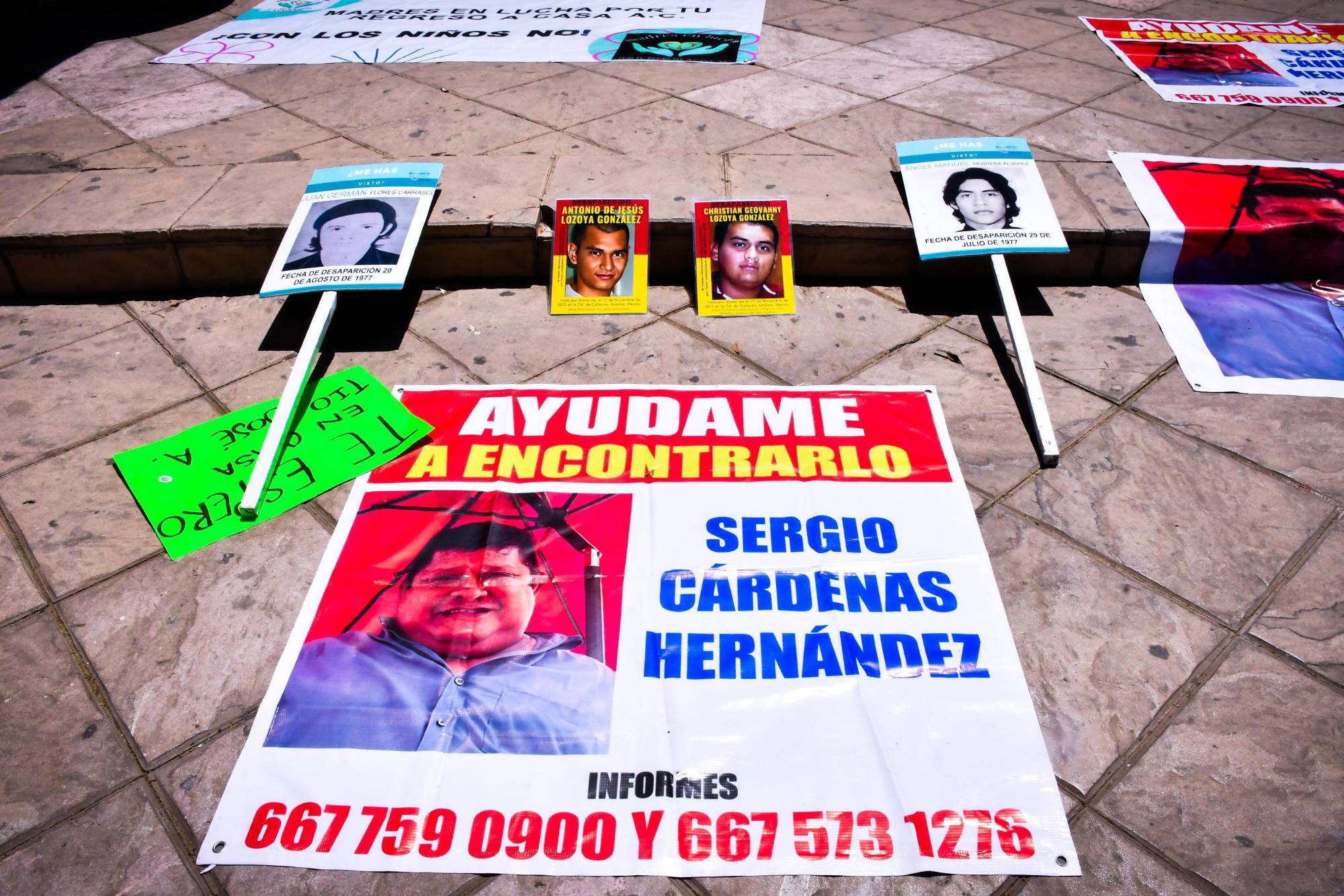 $!Colectivos de búsqueda exigen justicia por personas desaparecidas, en el Día de las Madres, en Culiacán