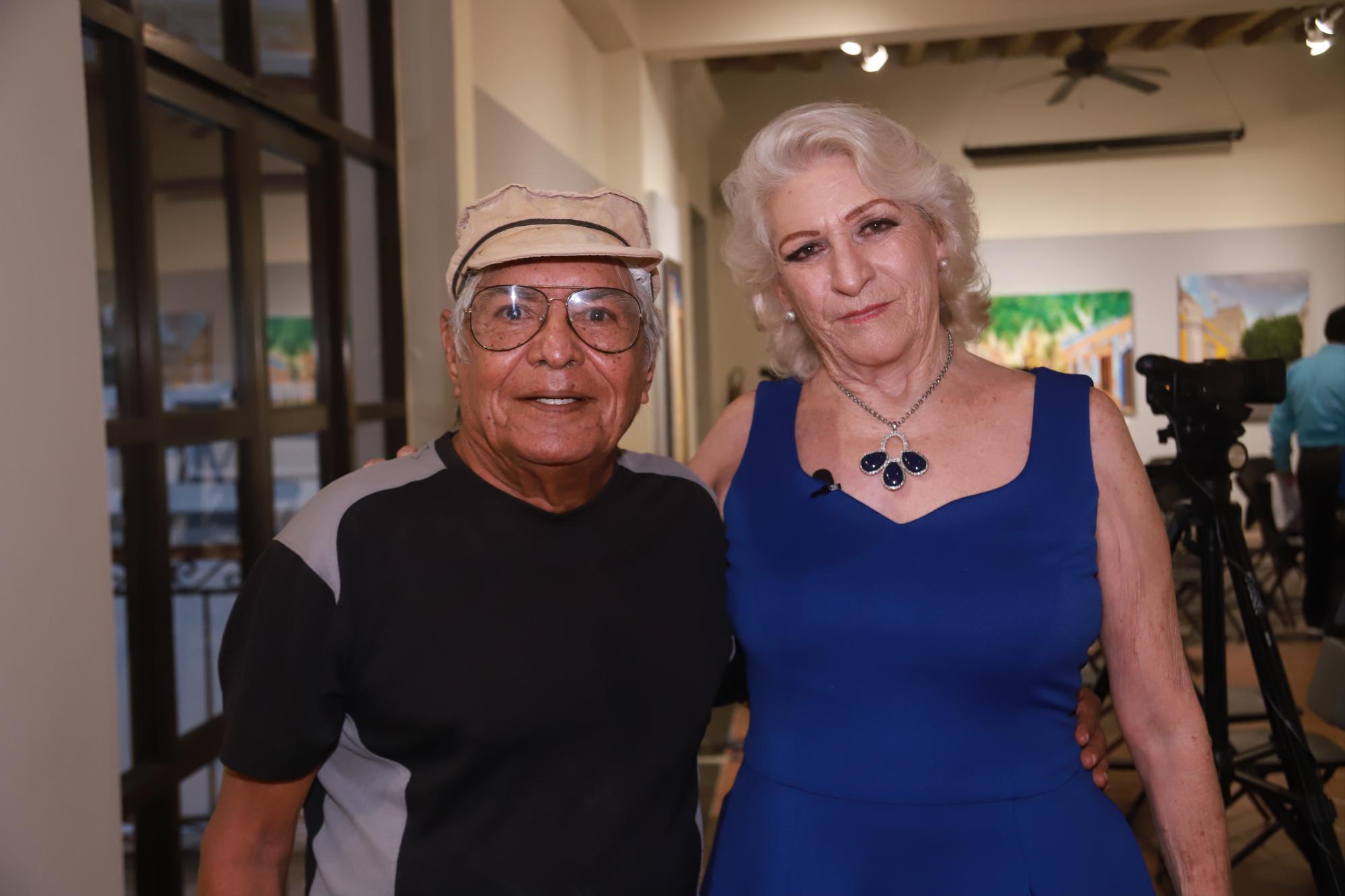 $!Xosé Lamas y Olga María Enciso.