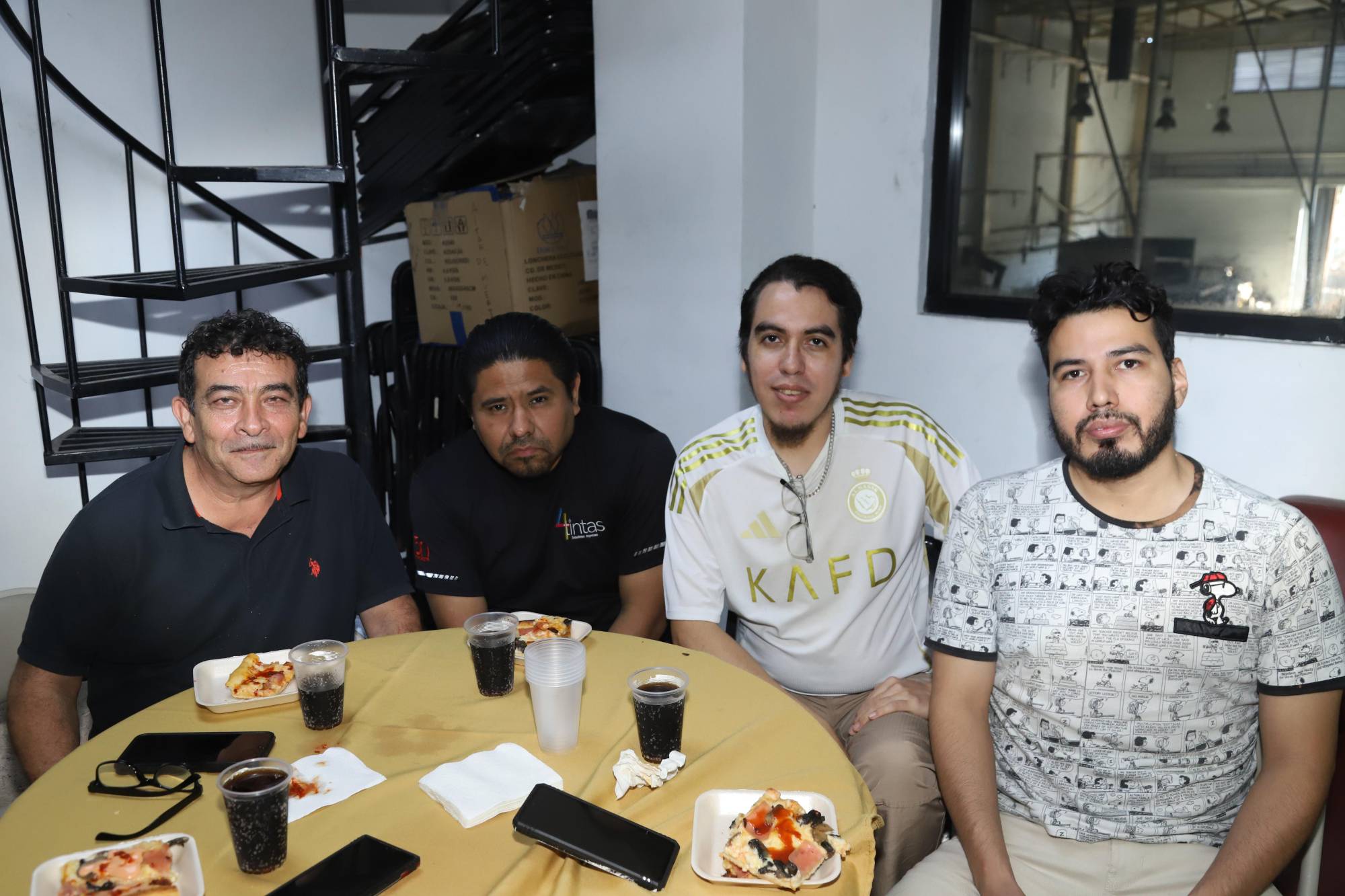 $!Víctor Sosa, Salvador Maldonado, Andrés Cruz y Alejandro Cruz.