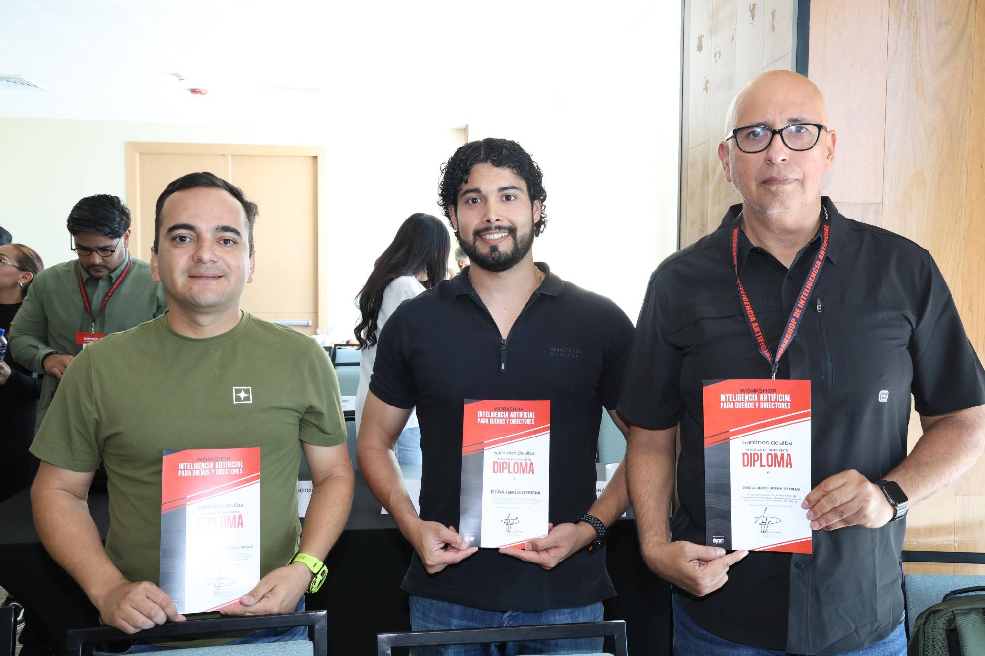 $!Julián Rolando Muciño, Jesús Antonio Rodríguez y José Alberto Ureña.