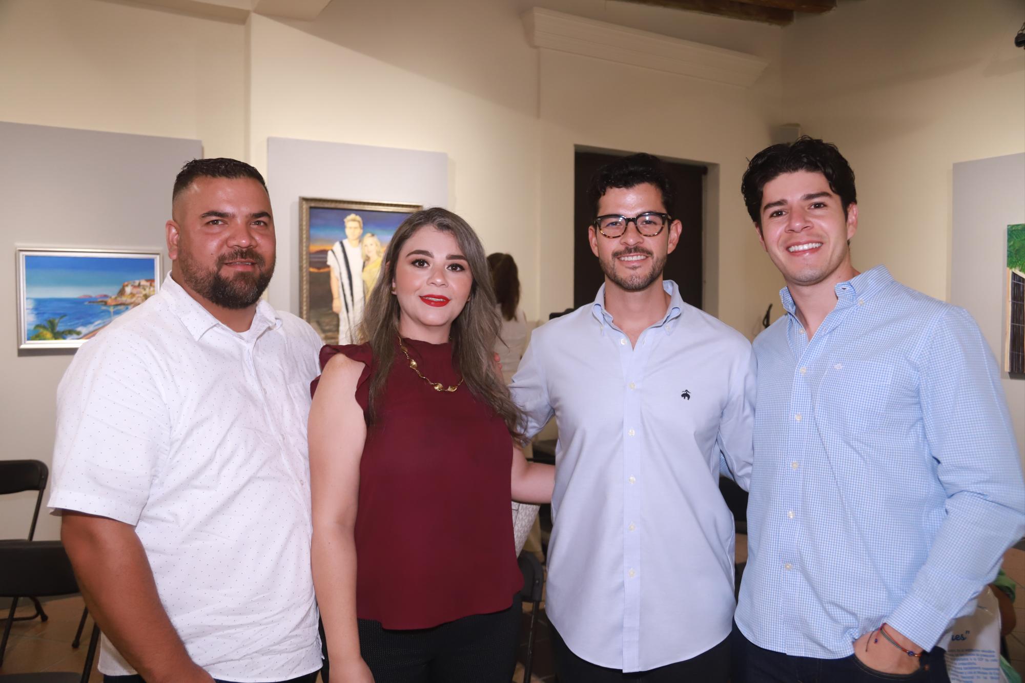 $!Francisco Neyedt Alcalá, Julieta Barraza, César Barraza y Francisco Ramos.