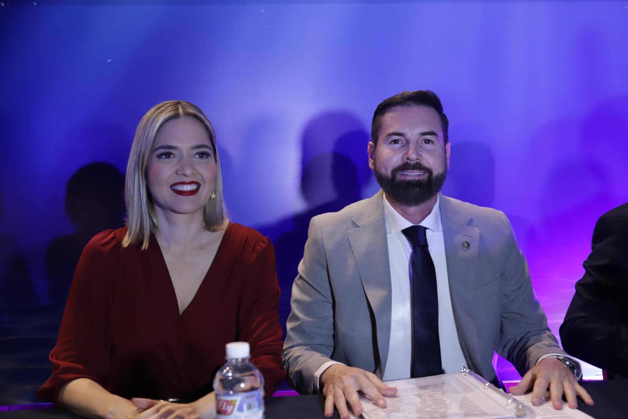 $!La Alcaldesa Estrella Palacios y Sergio Rojas Velarde.