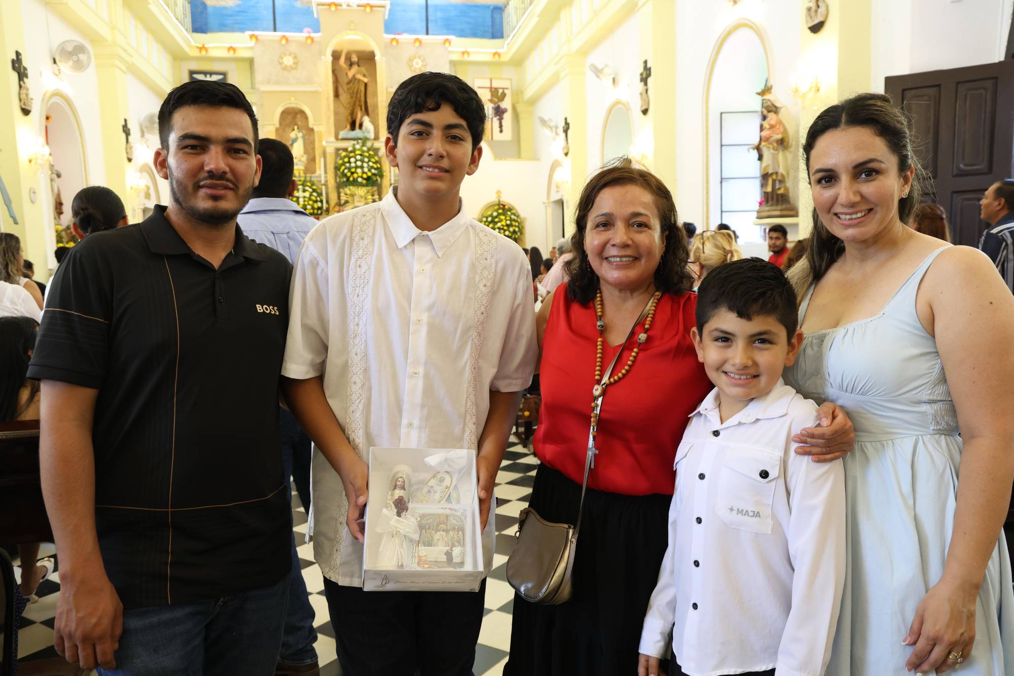 $!Gabriel Juárez, Ismael Adams, Enedina Juárez, Damián Adams y Denisse Juárez.