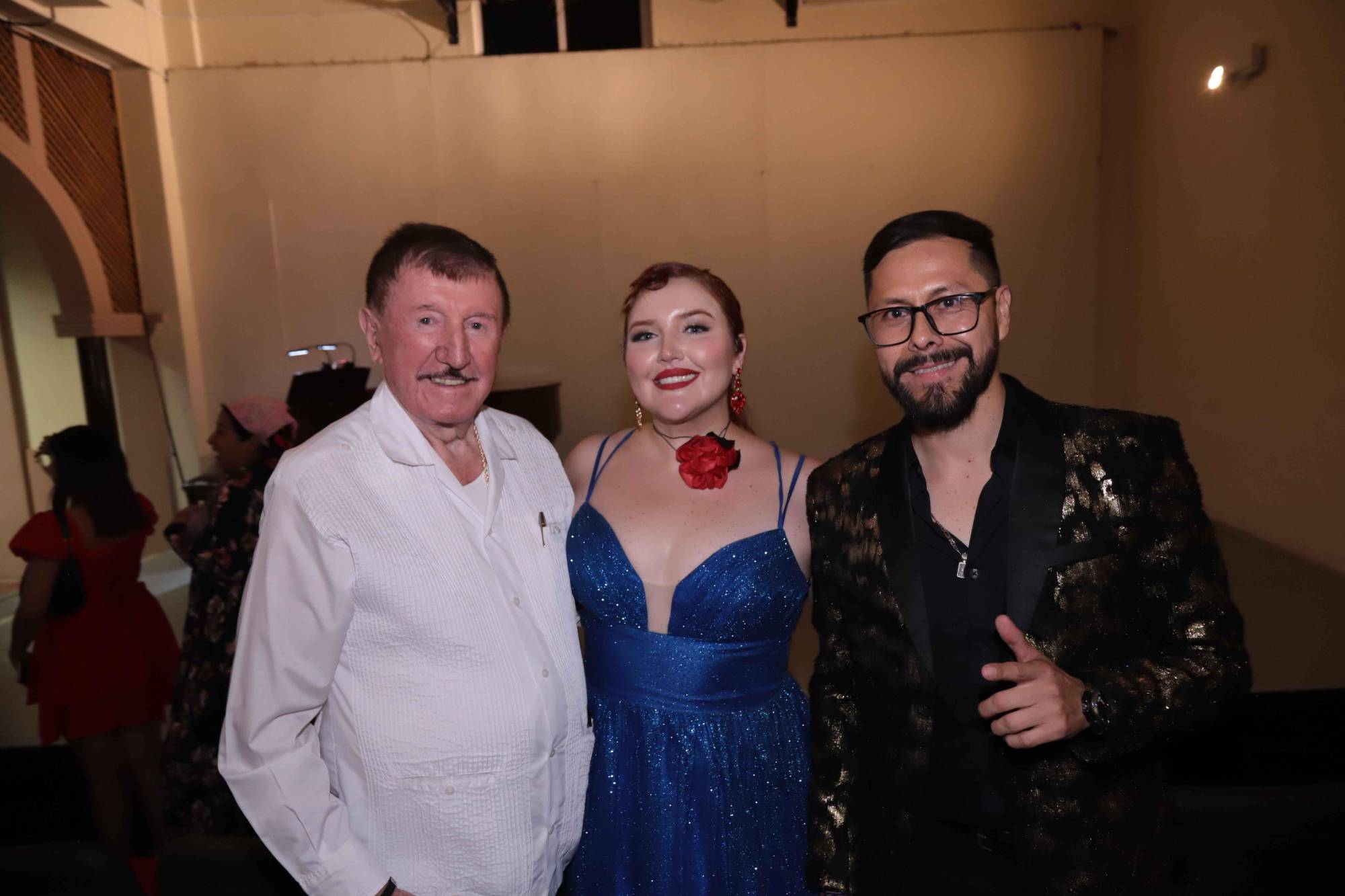 $!Germán Lizárraga, Rosa Ferreiro y Alfredo Bocanegra.