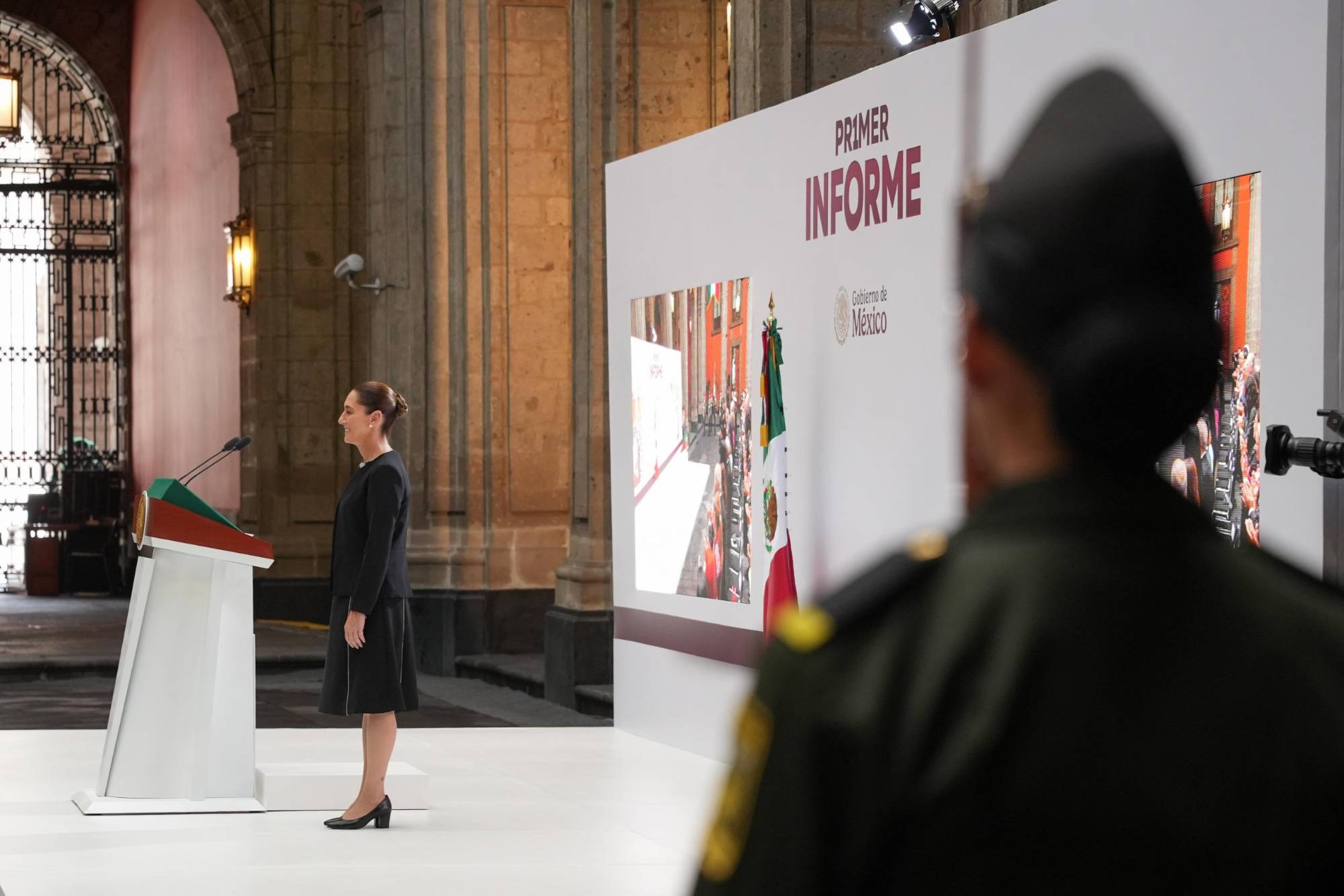 $!‘Vamos bien y vamos a ir mejor’, dice Sheinbaum en su Primer Informe de Gobierno