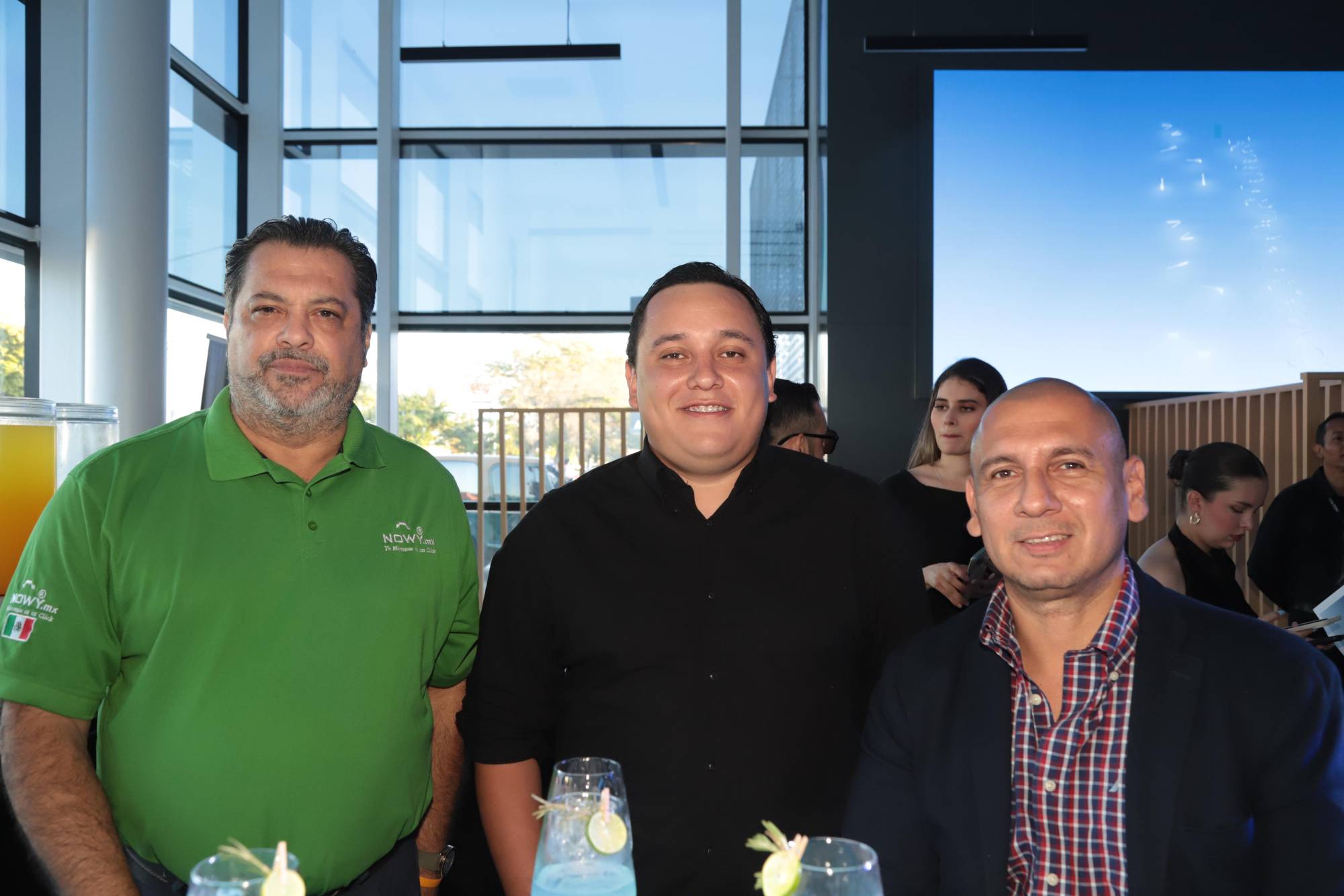 $!Ángelo Tirado, Óscar Hernández y Édgar Pérez.