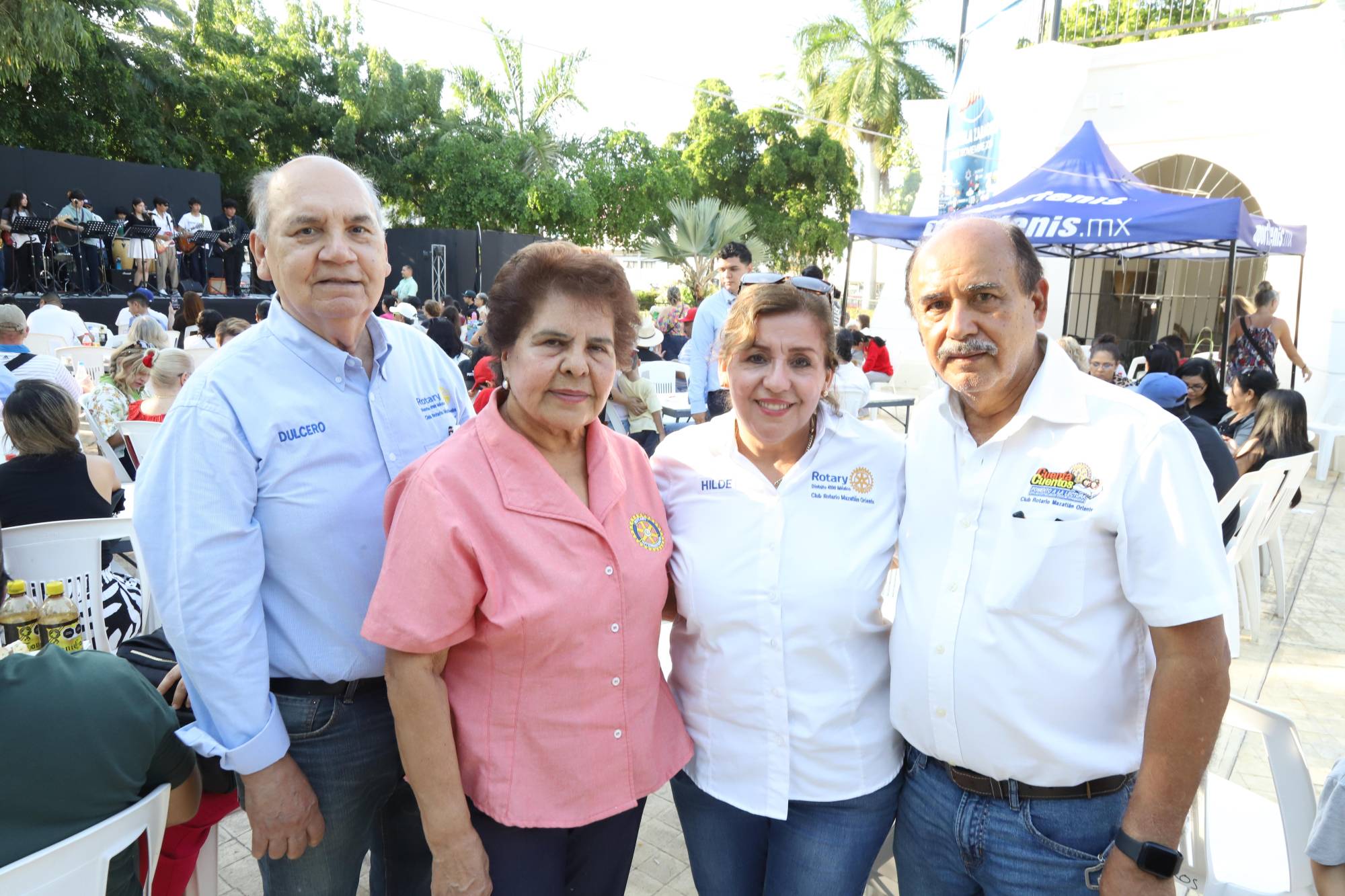$!Pablo Valdez, Rosina Ramírez de Valdez, Hildelisa de Sandoval y José Sandoval Ceja.