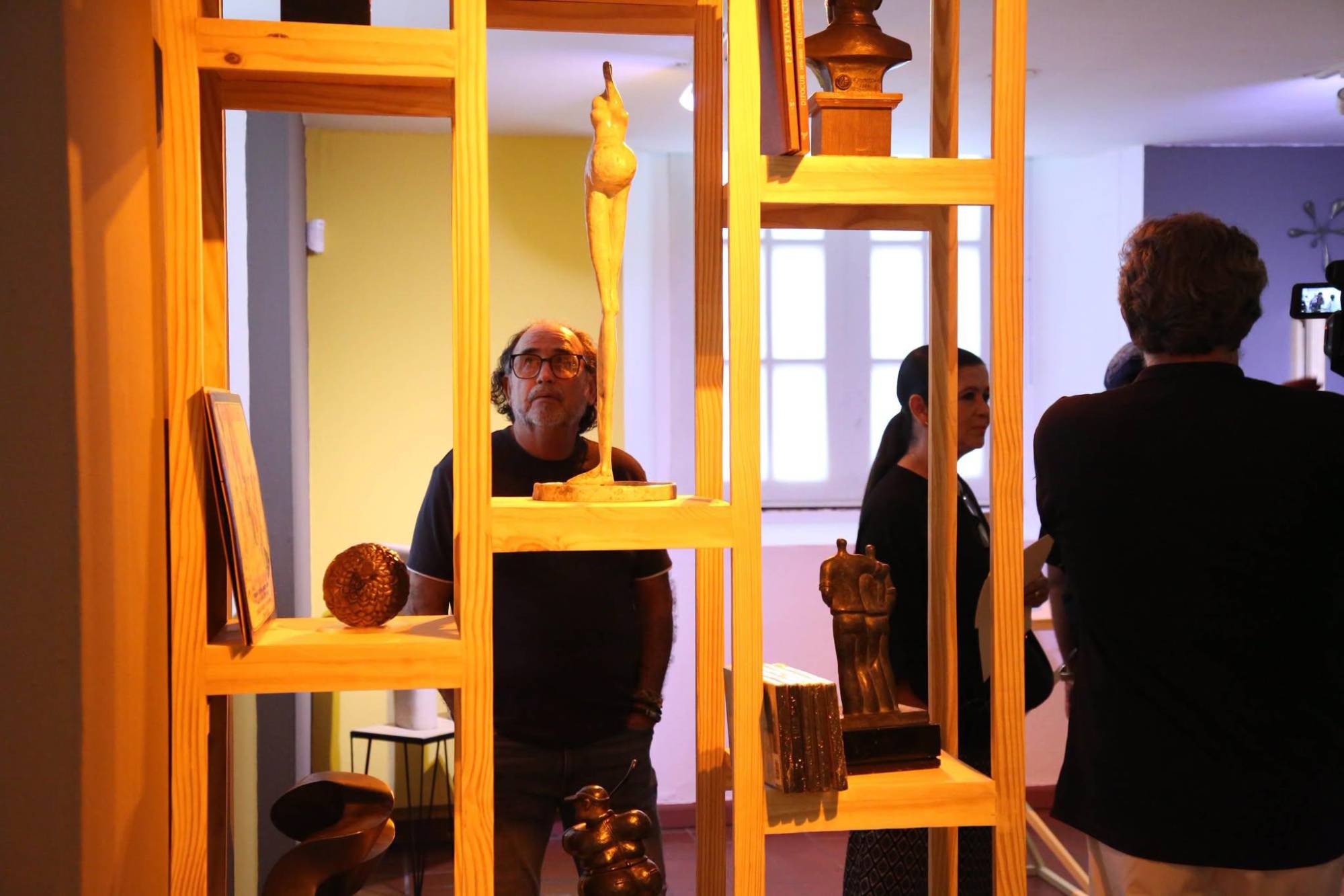 $!El público ‘dialogó’ con la museografía.