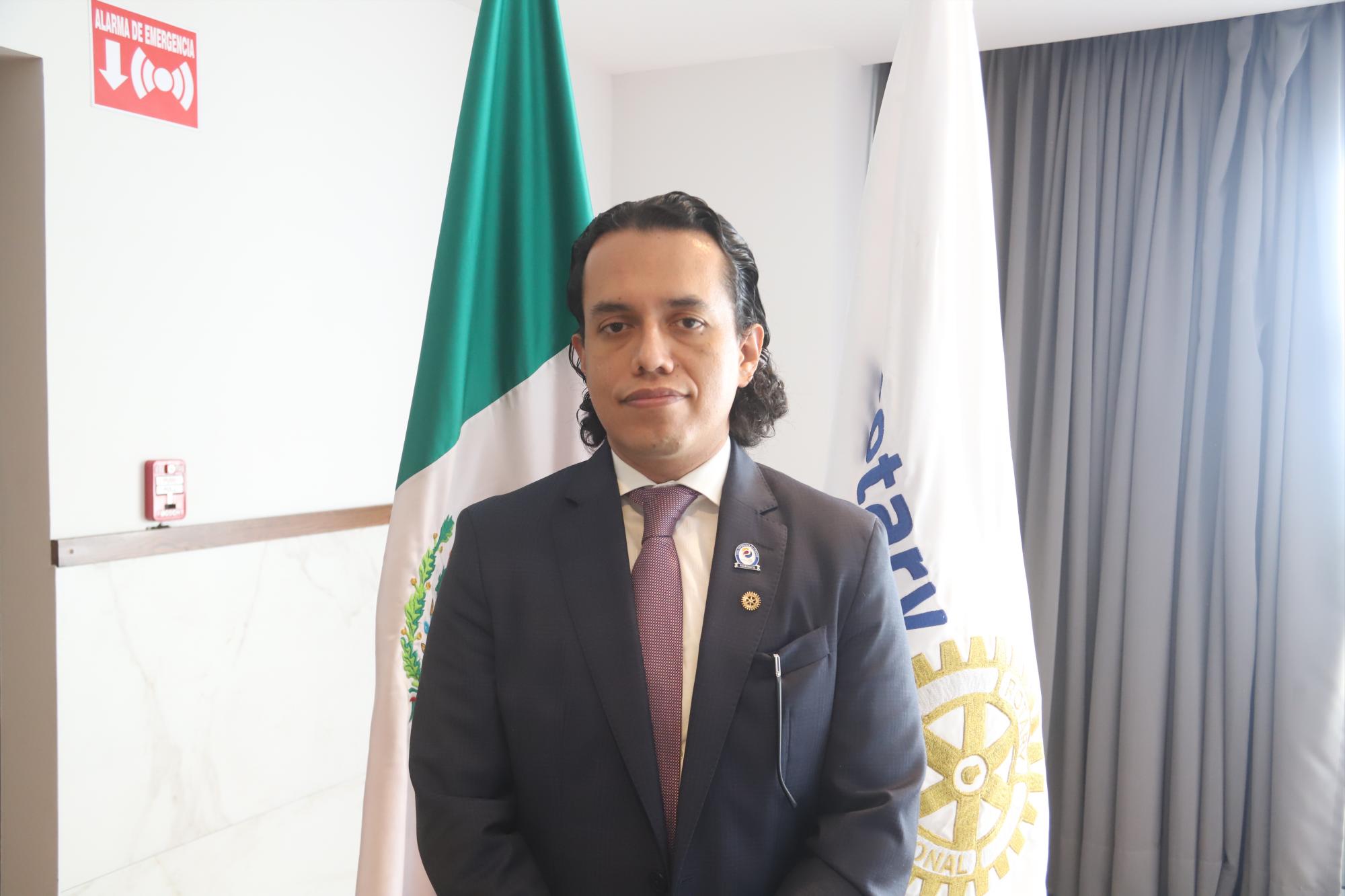 $!César Tejeda Domínguez es el nuevo presidente de Club Rotario Mazatlán.