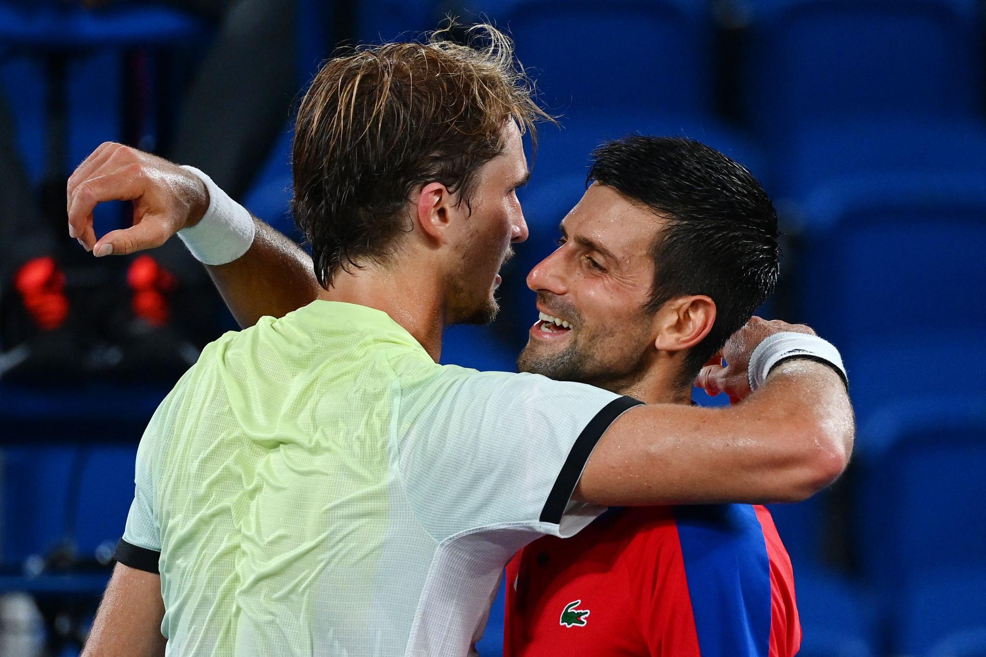 $!Zverev sorprende a Djokovic, jugará la final en Tokio 2020 ante Khachanov
