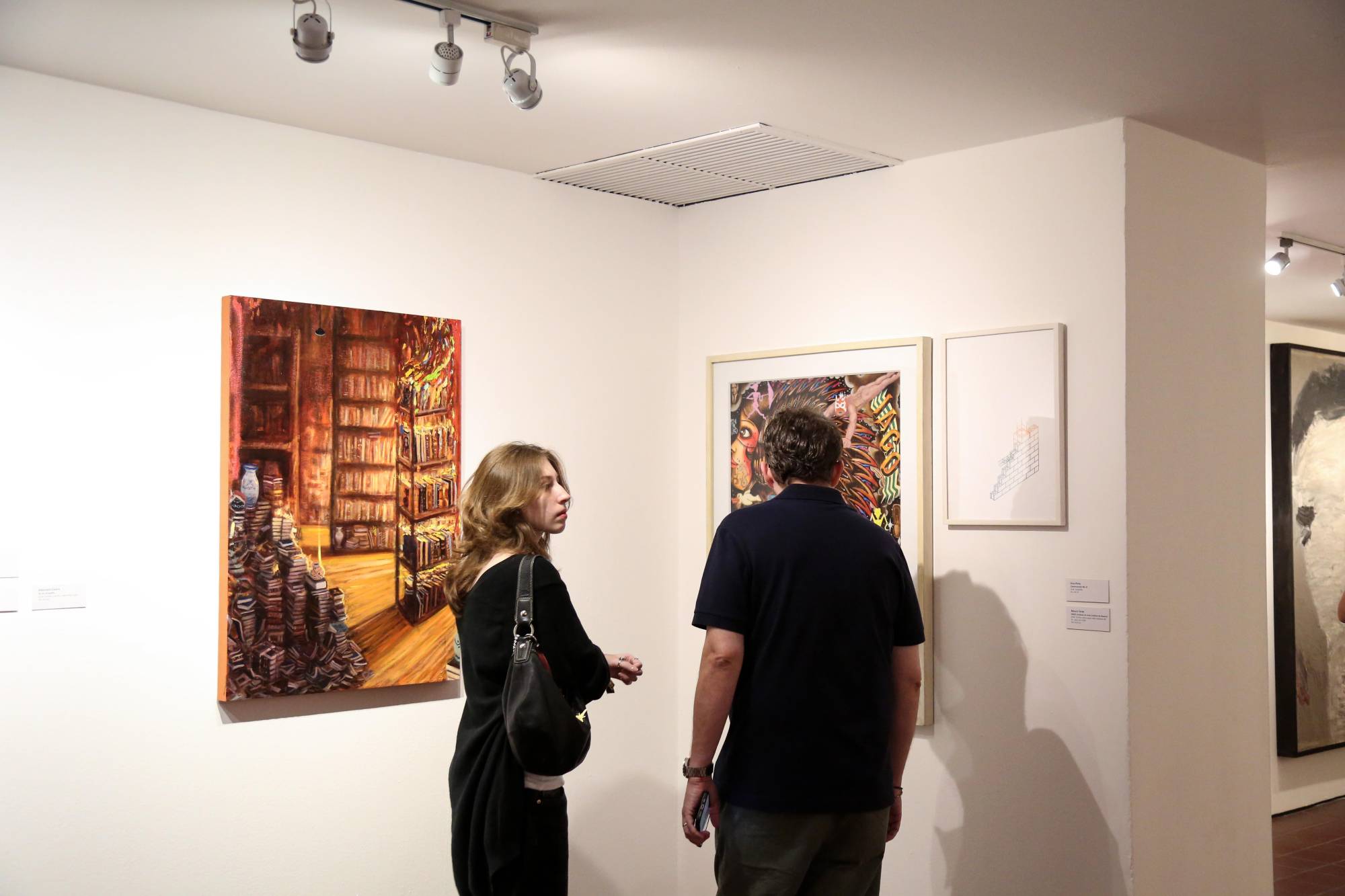 $!Las obras están hechas con técnicas como acrílicos, oleos, vinílicas, mixtas, neográfica y otras técnicas de grabado, aguatinta y otras.