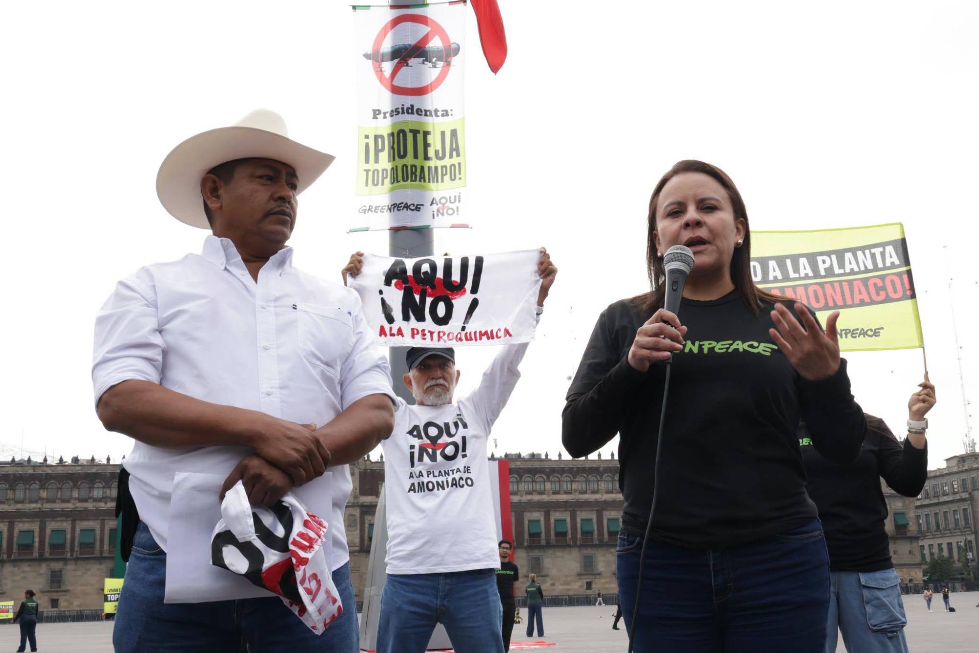 $!Sheinbaum defiende diálogo por planta en Topolobampo tras protesta en el Zócalo